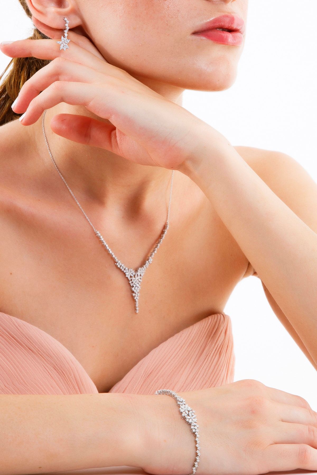 Jest Diamond Kadın Pırlanta Gerdanlık