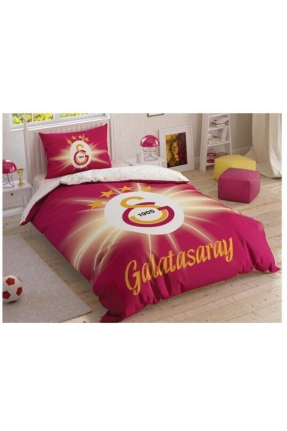 Taç Lisanslı Nevresim Takımı Tek Kişilik Gs Lıght Glow