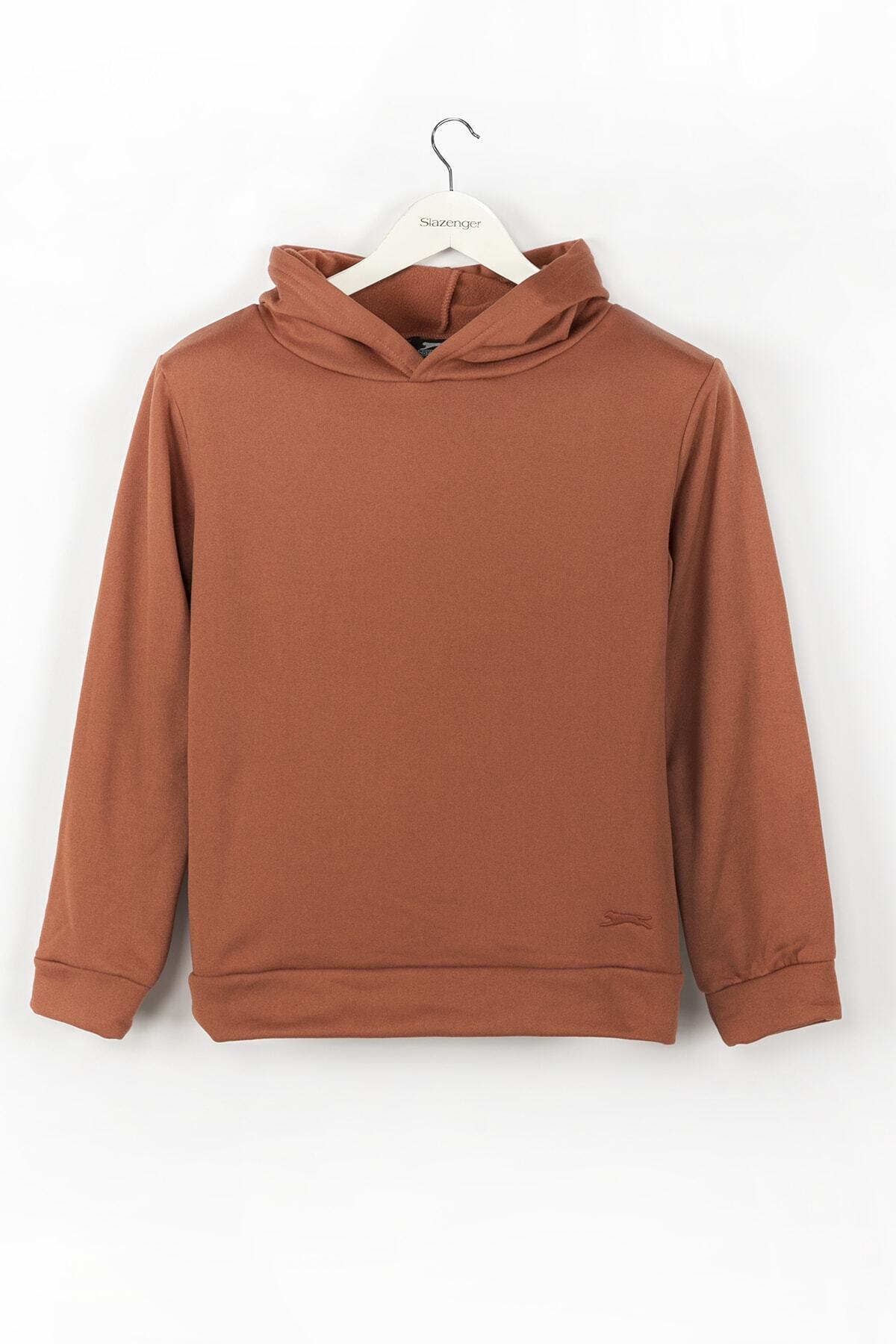 Slazenger Below Kız Çocuk Sweatshirt Kiremit