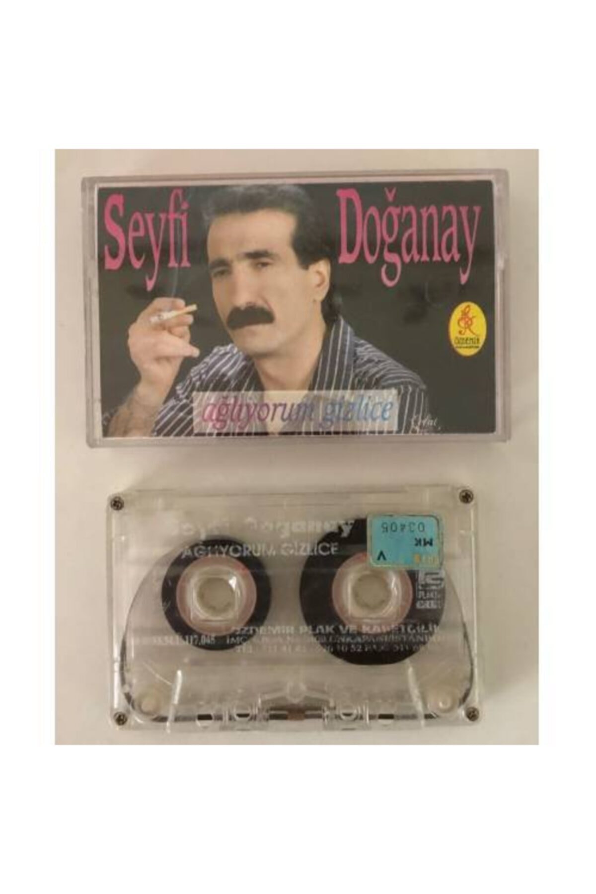 Plakevi İzmir Seyfi Doğanay Ağlıyorum Gizlice Kaset