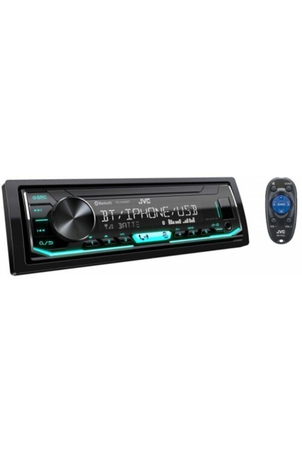 jvc Kd-x462bt 3 Amfi Çıkışlı Bluetooth/usb/aux/fm/kumanda/rgb Tuş Işığı Araba Oto Teyp