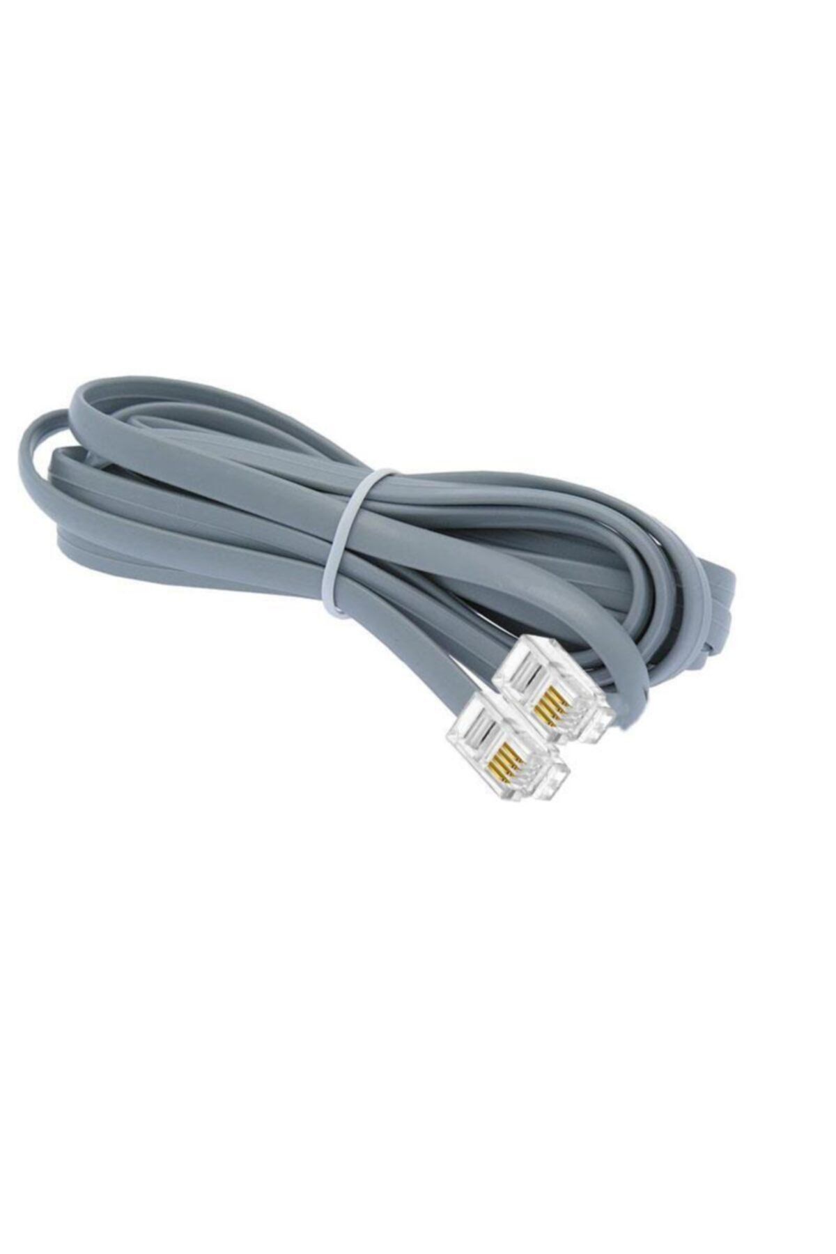 KEEPRO Telefon Kablosu 6p4c Kablo 4 Pinli Soketli Telefon Kablosu 2 Metre