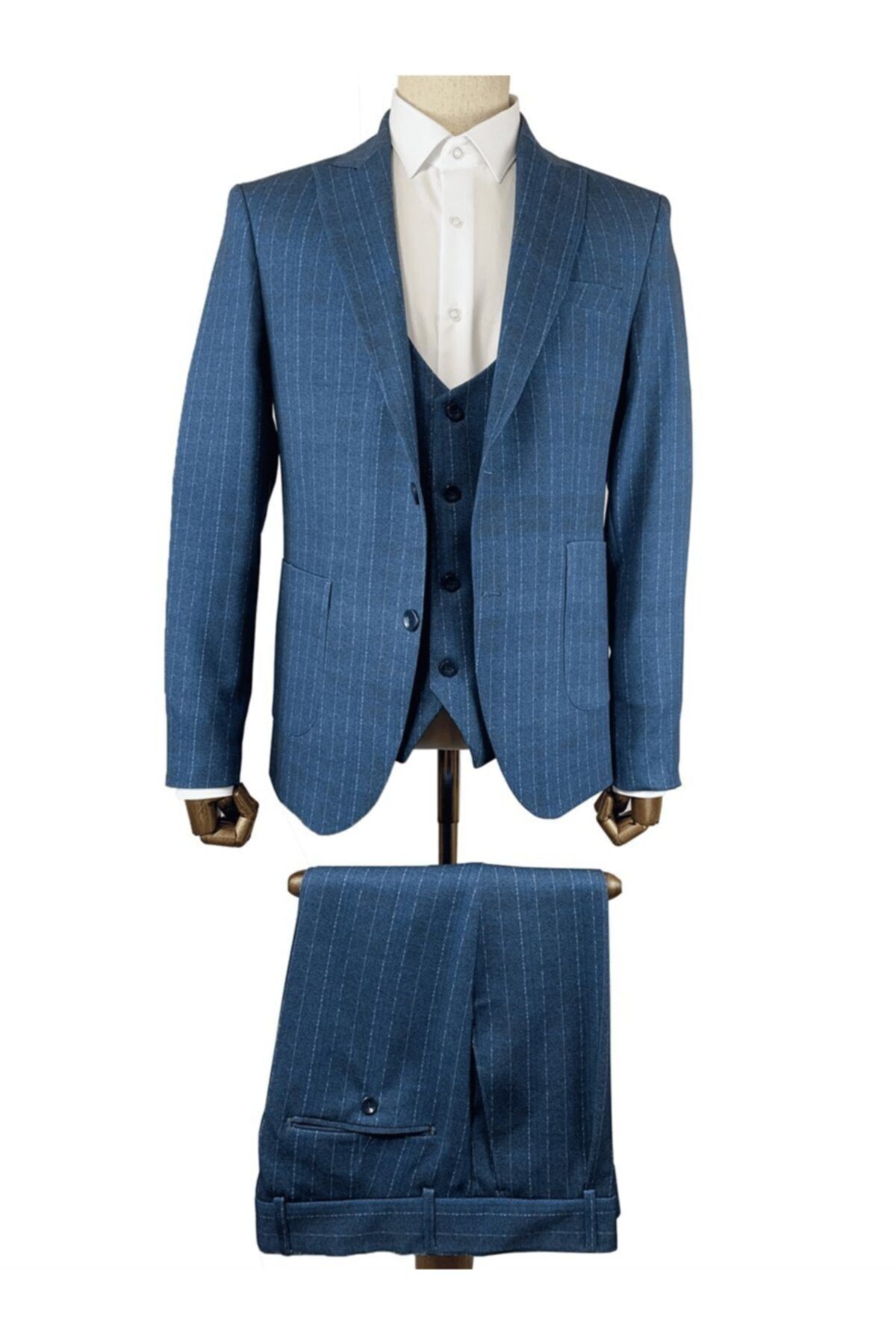 Tr10 Fashion Tr10 Fashıon Desenli Slim Fit Takım Elbise