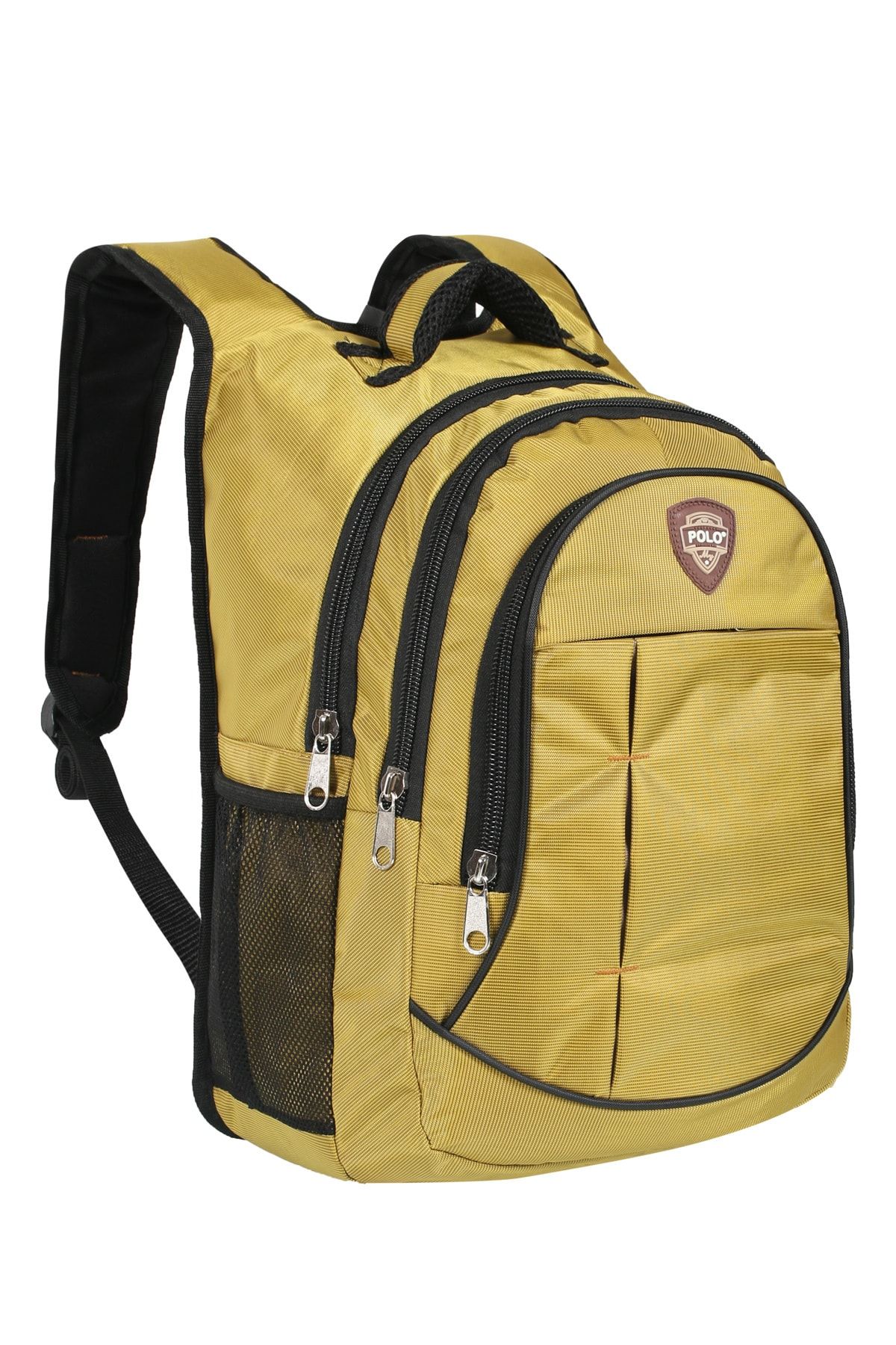 PLANET BAGS My Polo Unisex Günlük Seyahat Spor Okul Sırt Çantası Hardal Hcmy1515