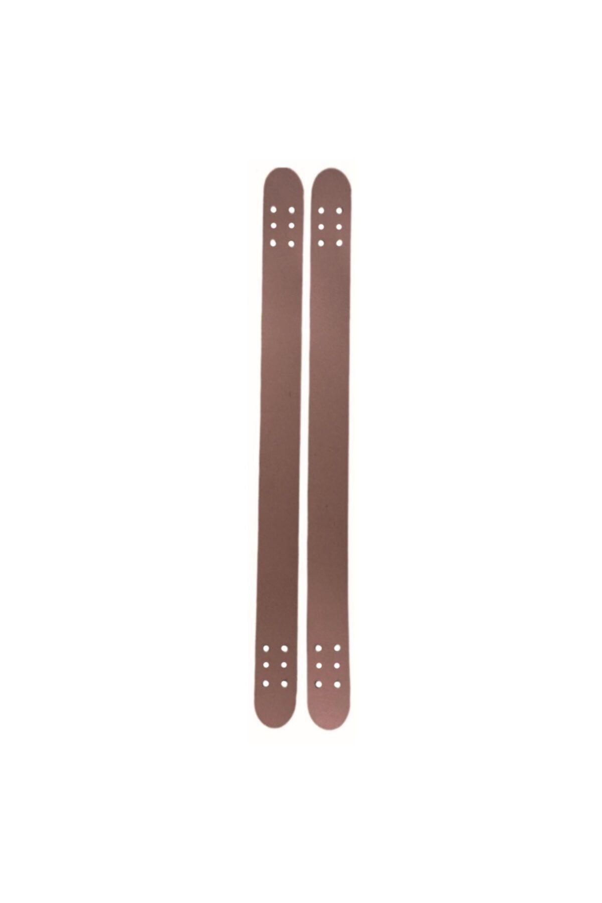 saray lazer Deri Kulp Çanta Dikmeli Model - 70x2.5 - Pudra - 20 Çift