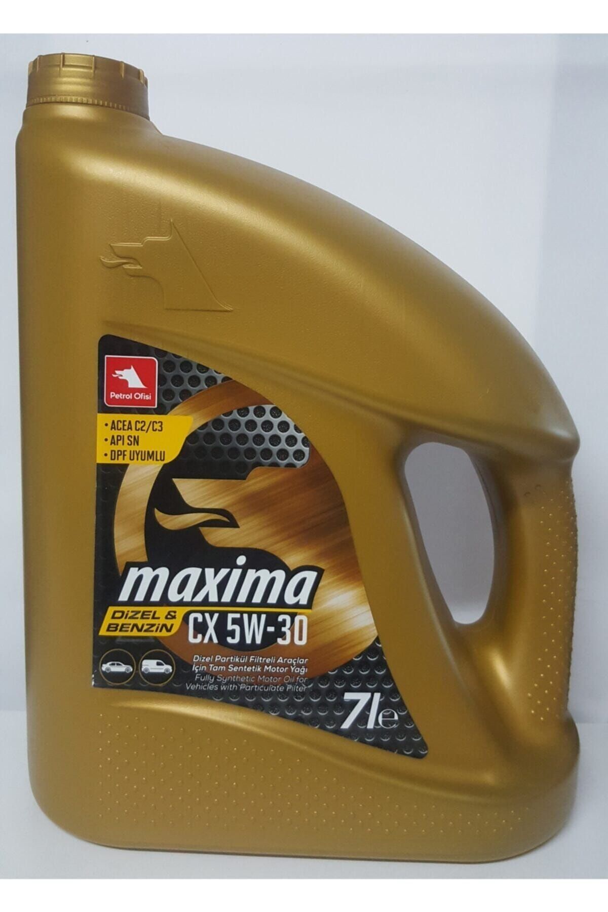 Petrol Ofisi Maxima Cx 5w30 7 Lt Dpf Partiküllü 2020 10.ay Ürt
