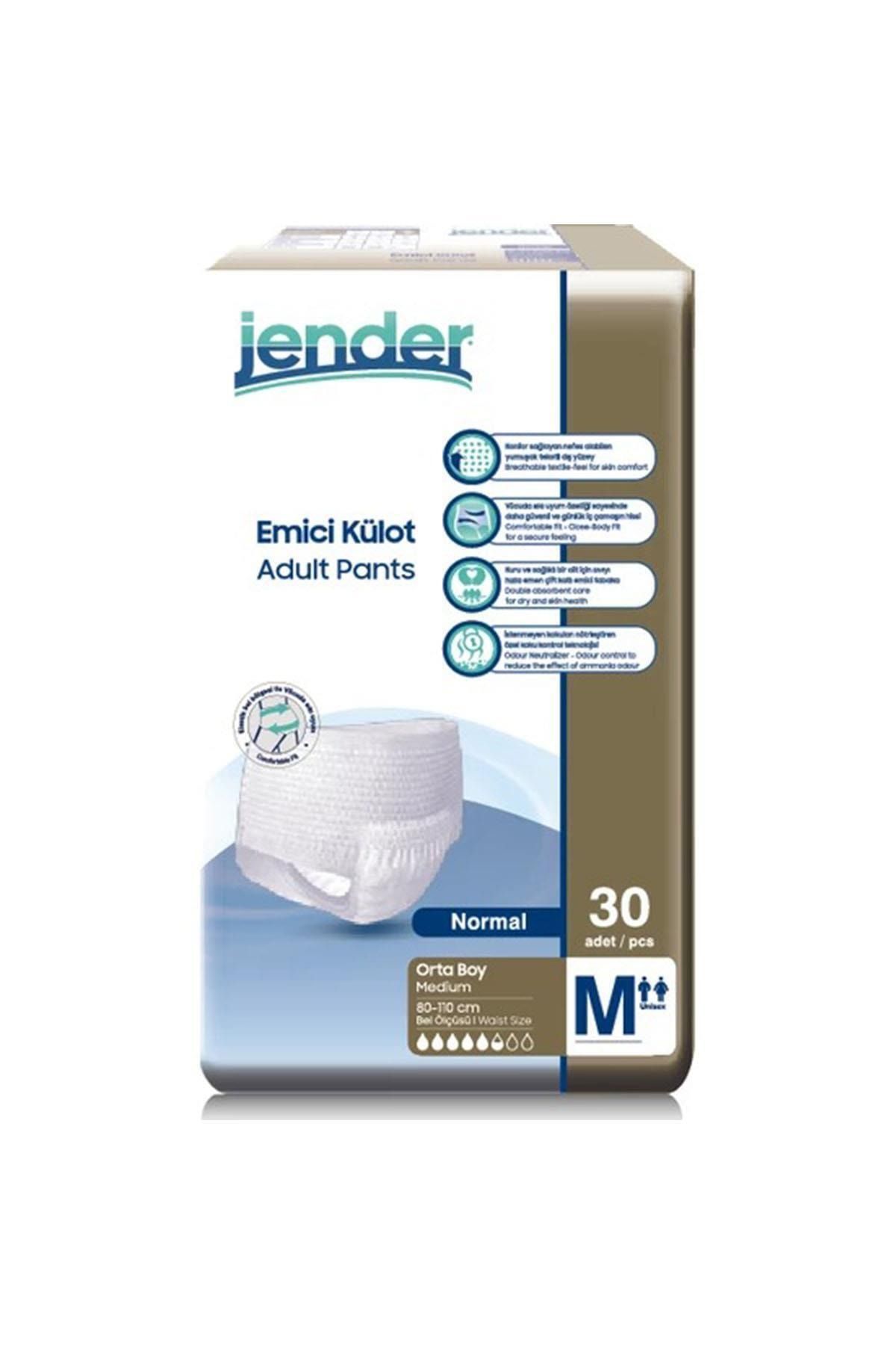 JENDER Medium  Emici Külot 30 Adet