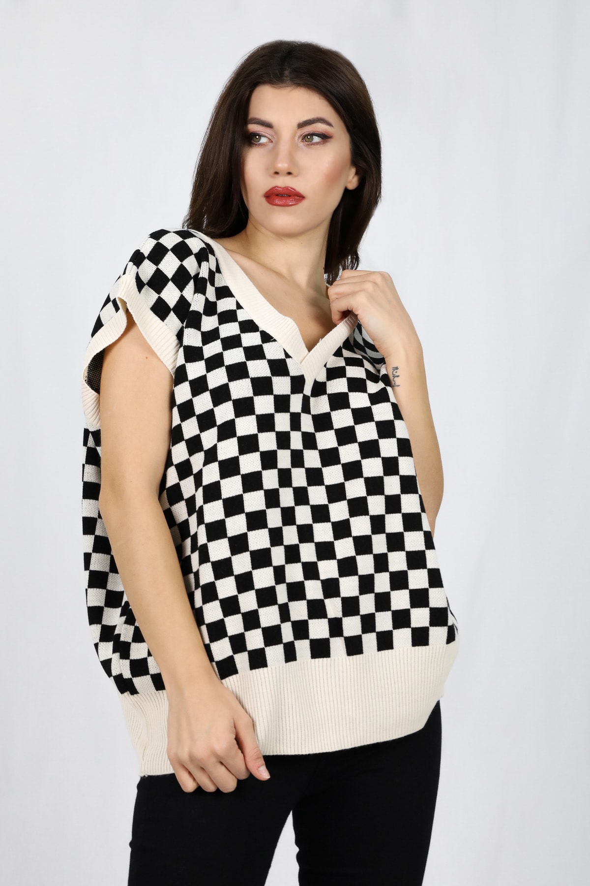 cheavons Dama Desenli Süveter