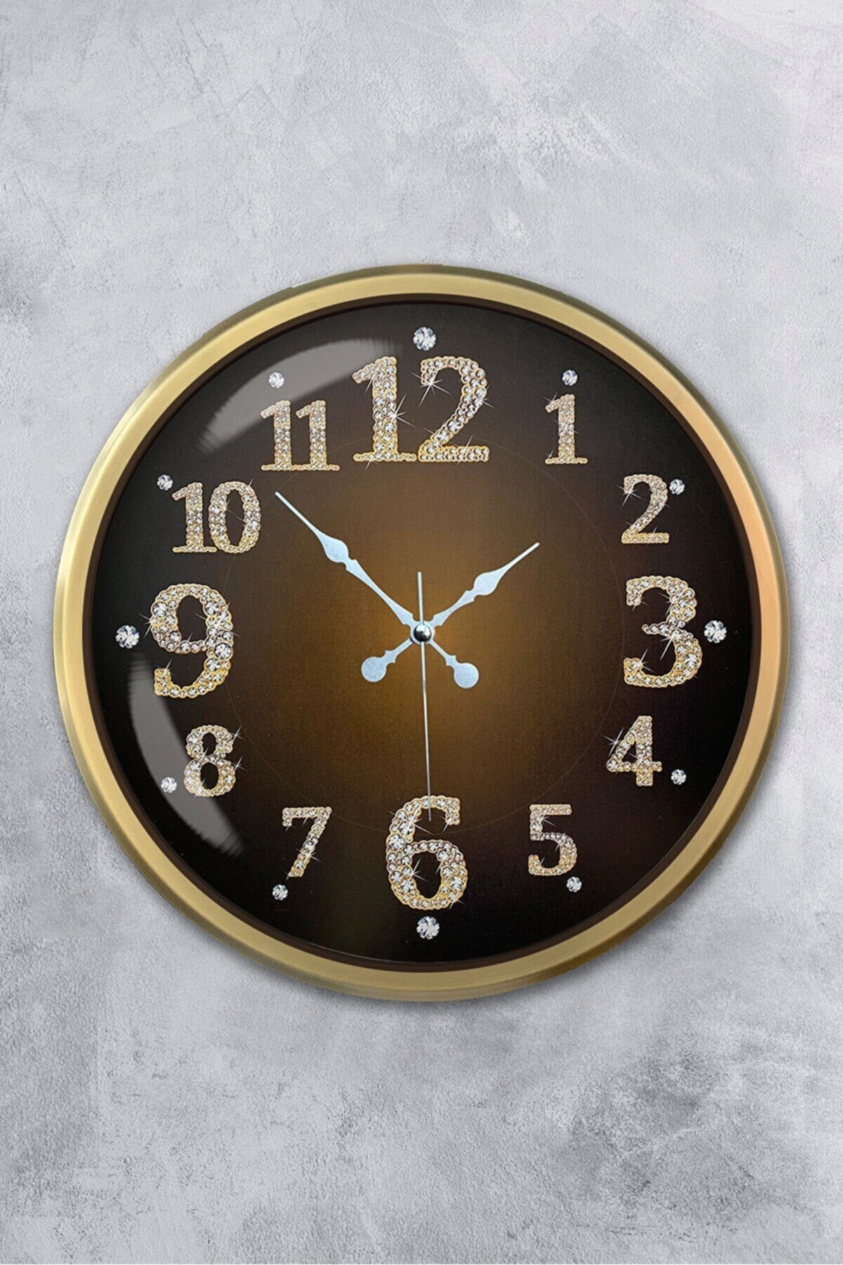 VeraConcept Dekoratif Hediyelik 52 Cm Eskitme Metal Klasik Duvar Saati