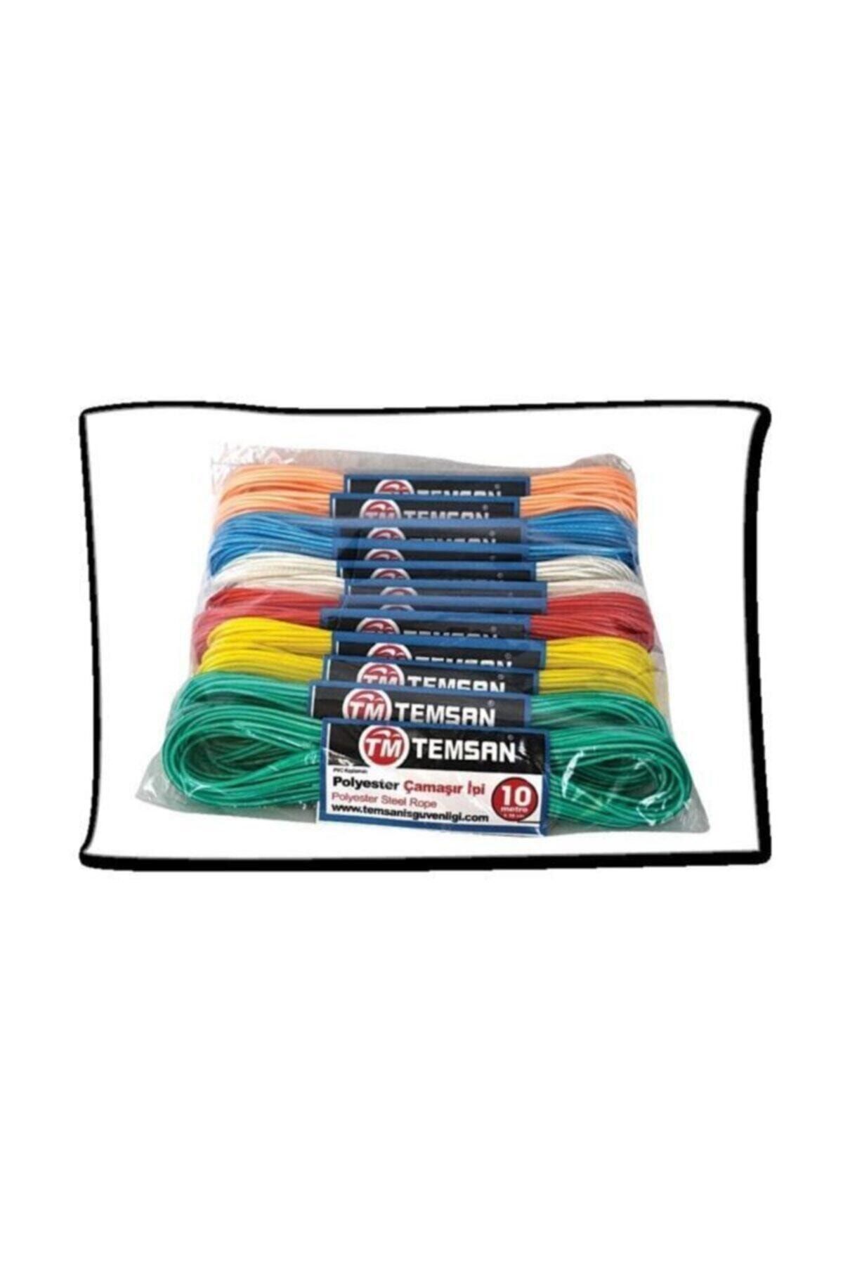 Tesa 10 Mt Pvc Kaplı Polyester Çelik Çamaşır Ipi
