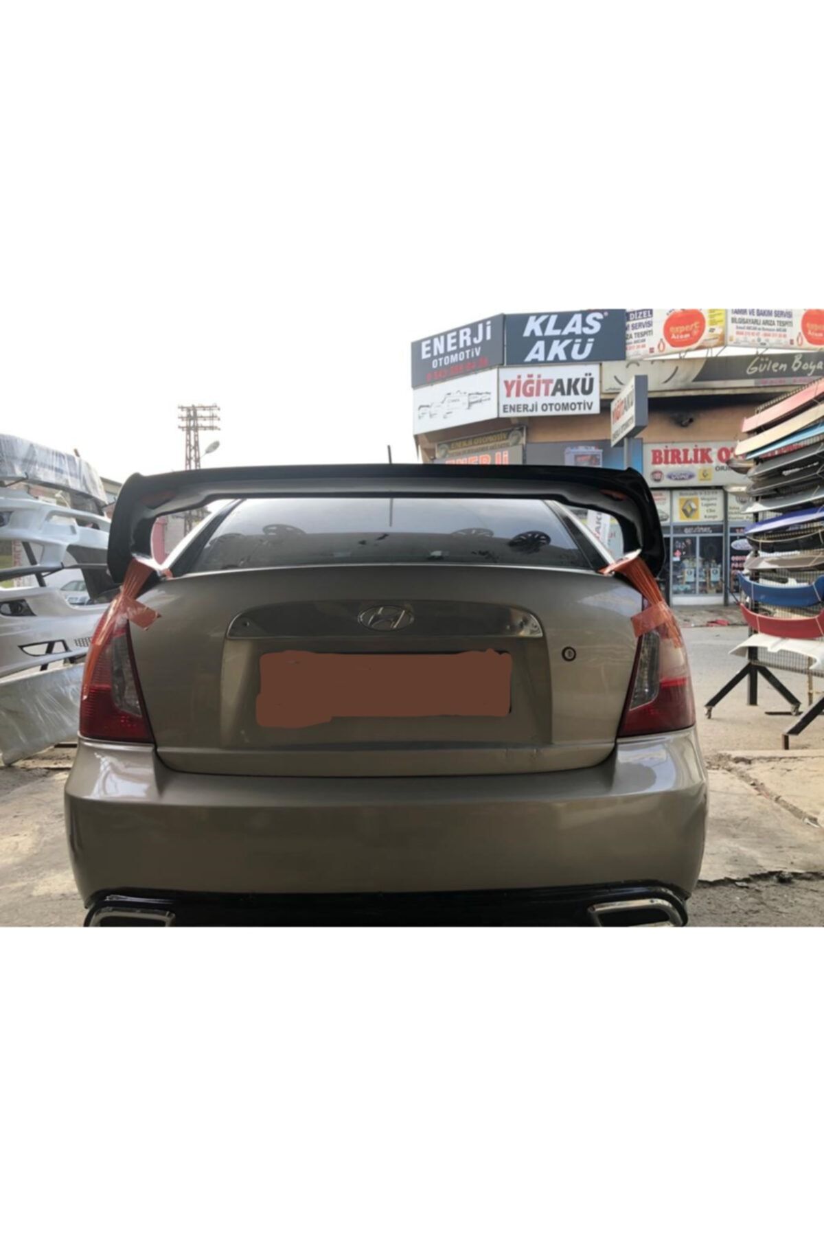 Hyundai Accent Era Hyundai Acent Era 2005-2010 vSiyah Yüksek Spoyler (sry)
