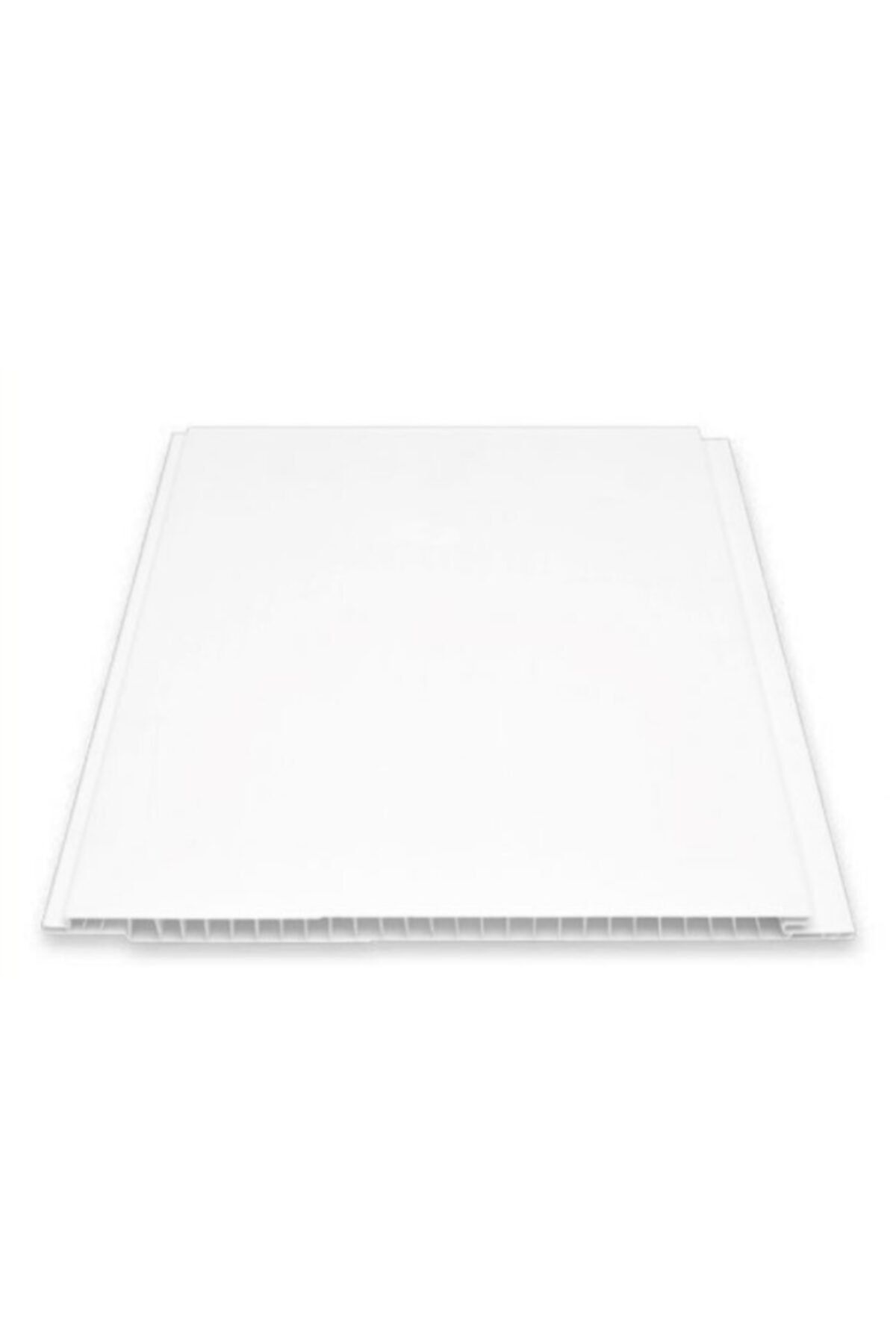 SerProfil Düz Beyaz Plastik Pvc Duvar - Tavan Lambiri / 50 Adet 20 Cm X 2 Metre - 20 Metrekare