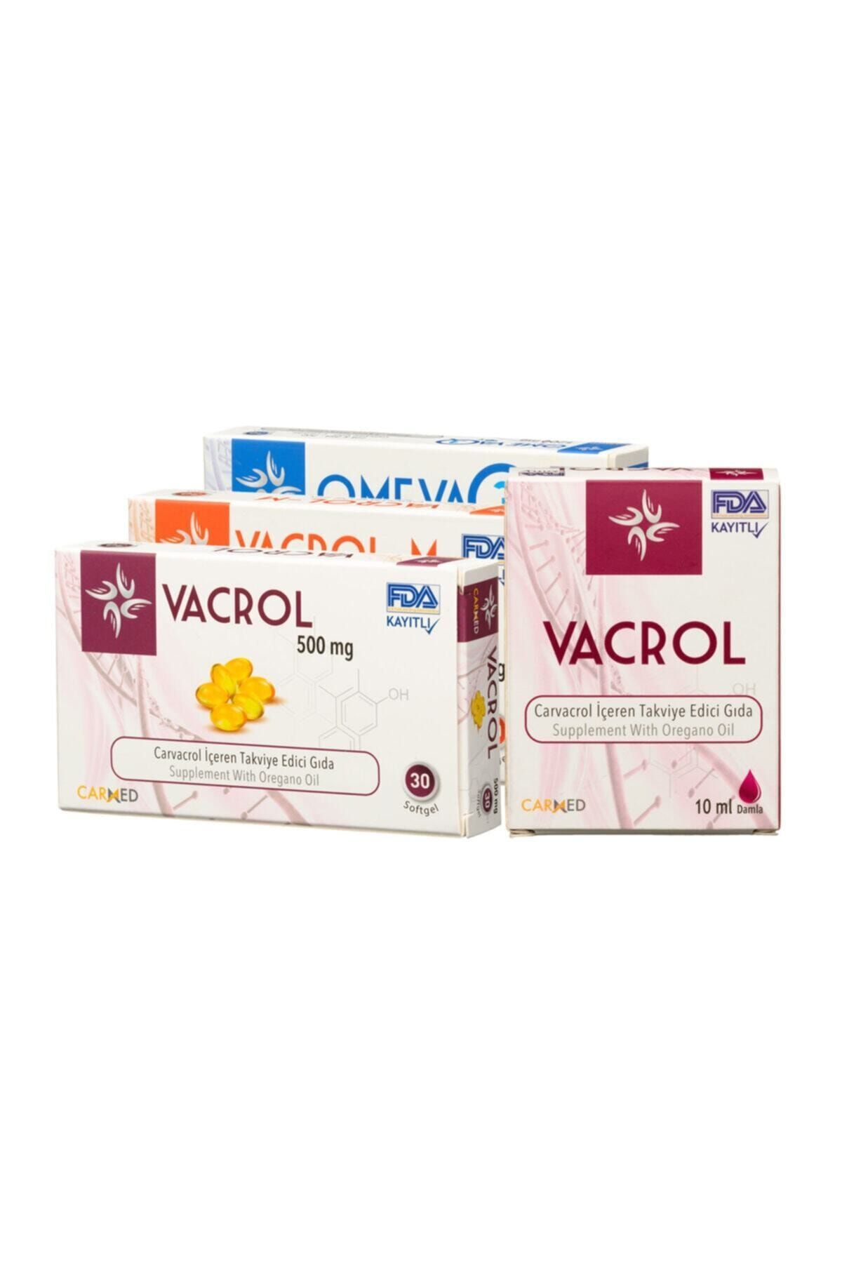 Vacrol Dörtlü Tamamlayıcı Set 30 Softgel - Karvakrol Içeren Takviye Edici Gıda