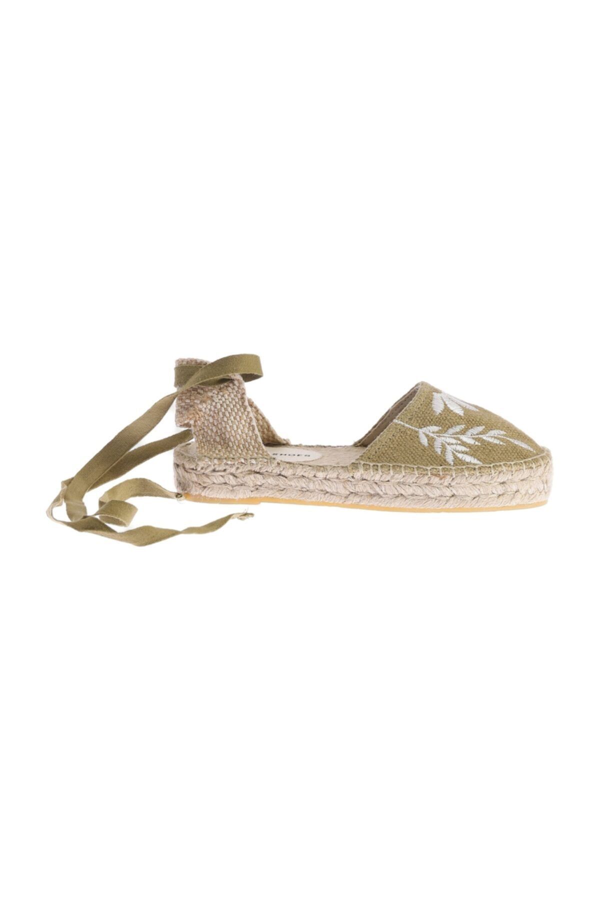 Yargıcı Çiçek Nakışlı Espadril
