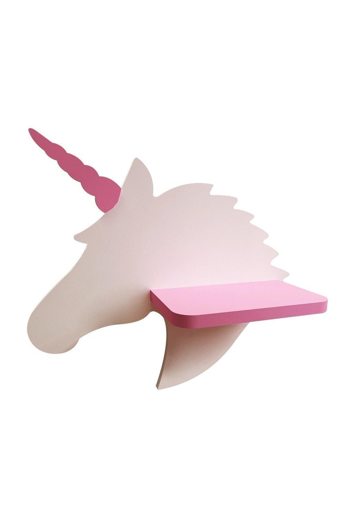 GagaWood Çocuk Odası Duvar Rafı - Ahşap - Unicorn