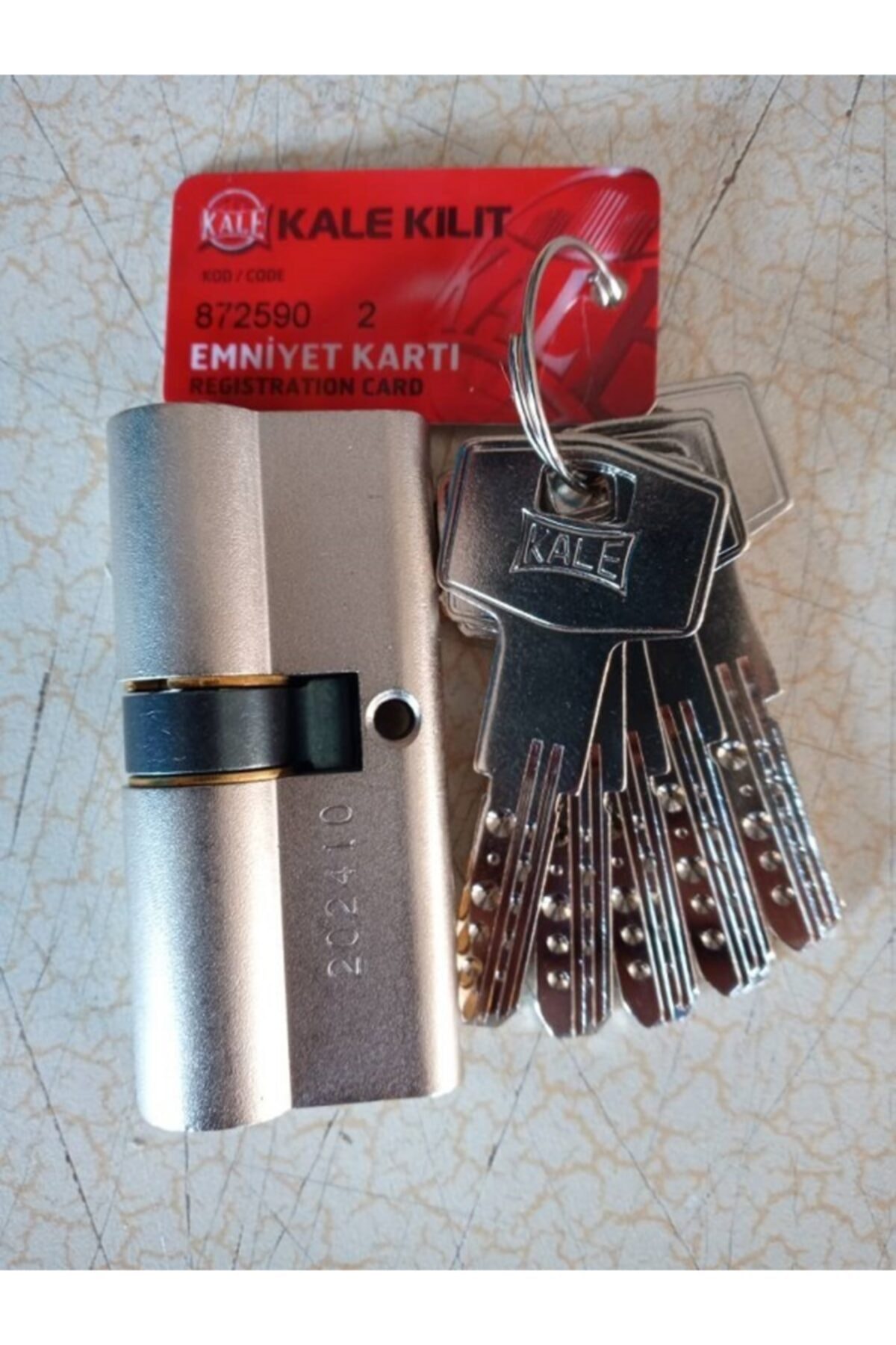 KALE 164 Bne Kapı Bareli-nikel 68 Mm-5 Anahtarlı-bilyalı