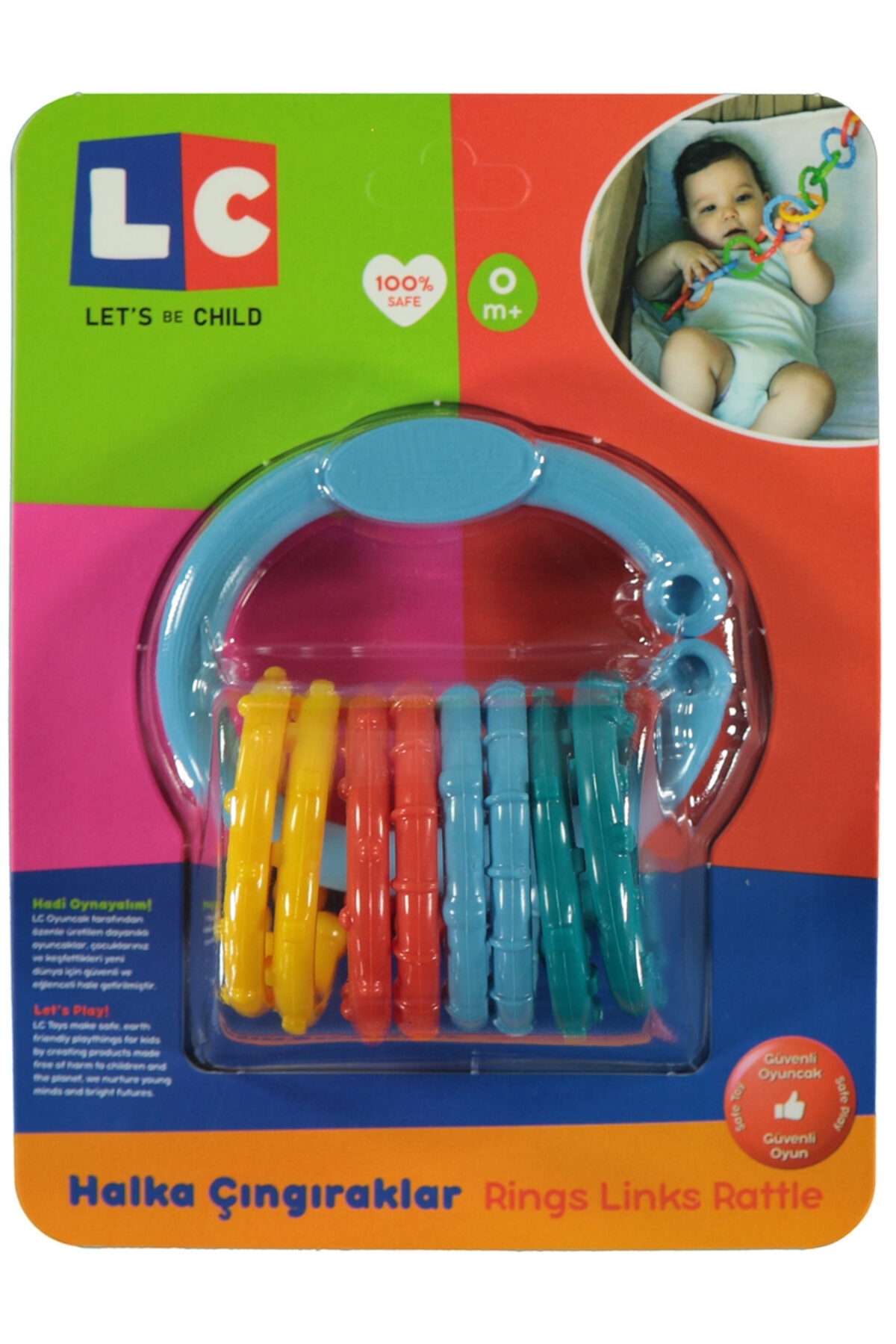 Lets Let's Be Child Halka Çıngıraklar 0+ Ay Mavi