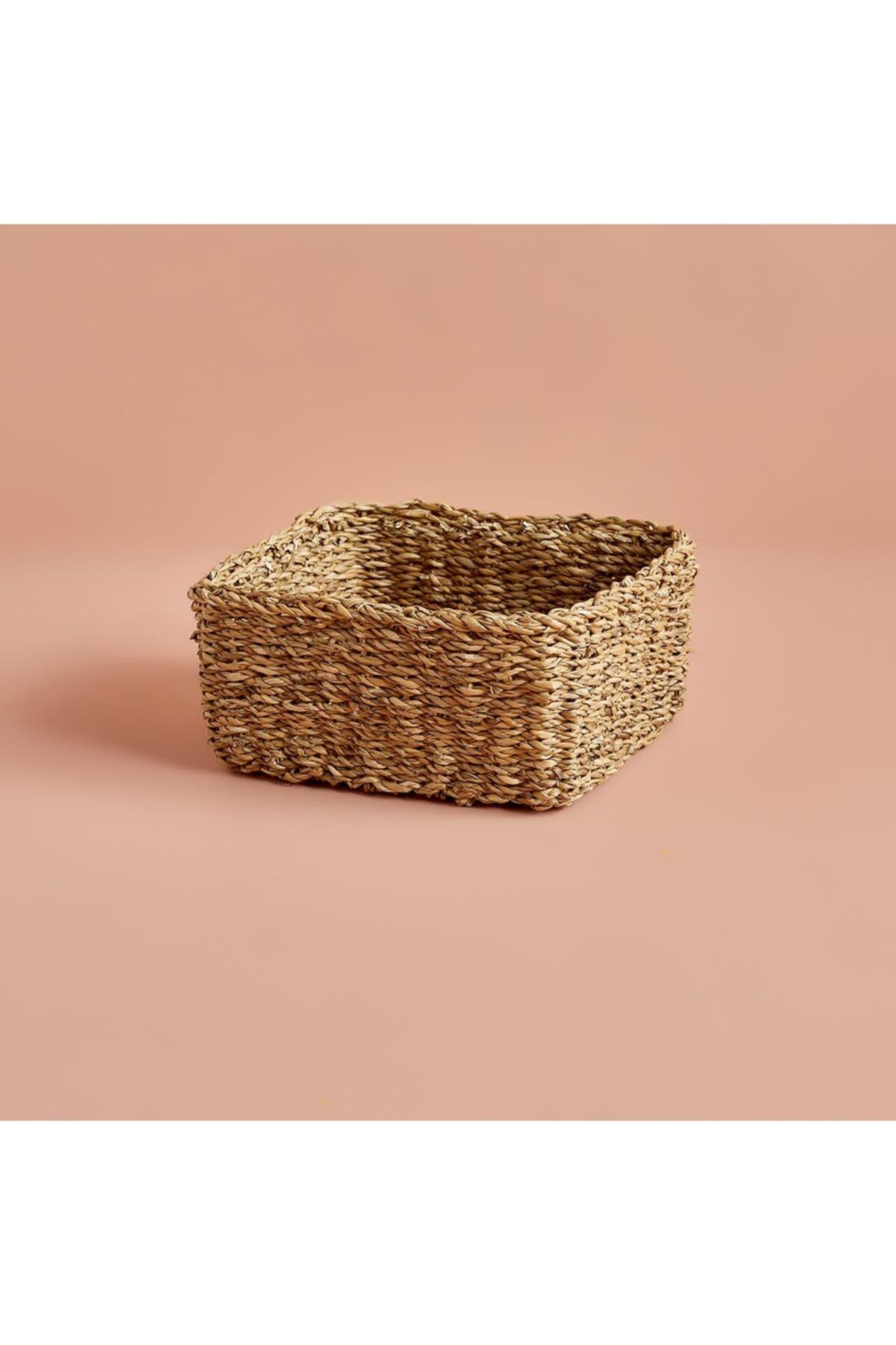 Bella Maison Kiara Hasır Kare Sepet Naturel (26X26X12 CM)