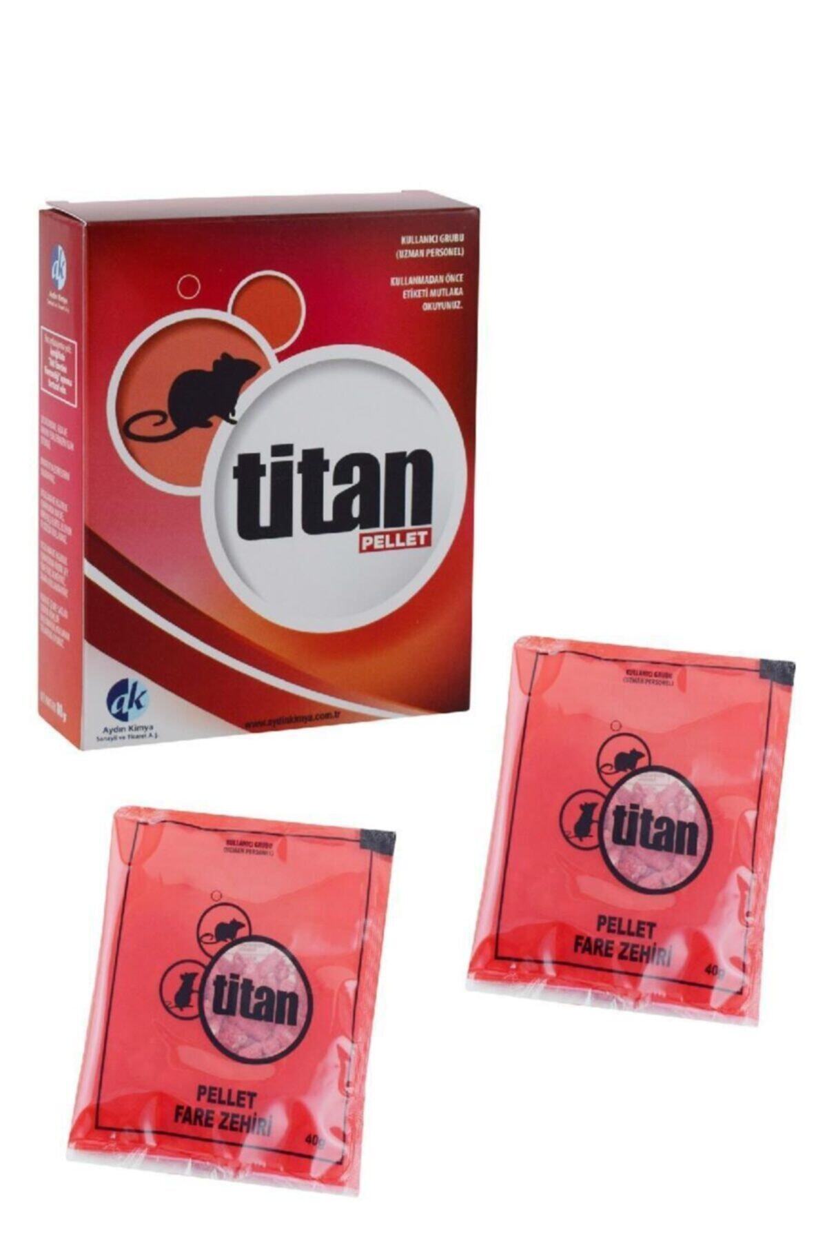 Aydın Kimya Titan Pellet Fare Zehiri Sıçan Ilacı 80 gr