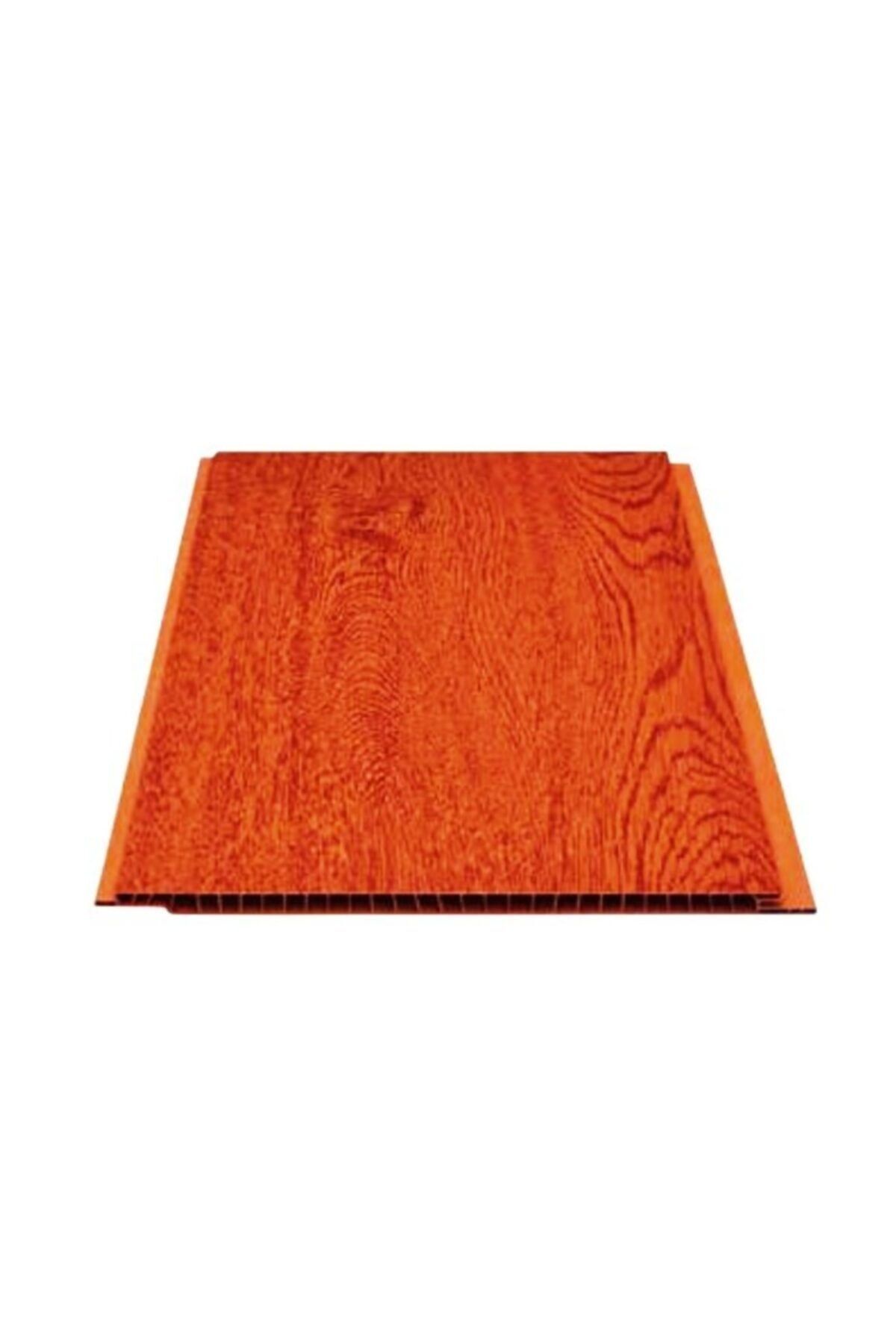 SerProfil Düz Koyu Meşe Plastik Pvc Duvar Tavan Lambiri / 20 Adet 20cm X 2 Metre - 8 Metrekare