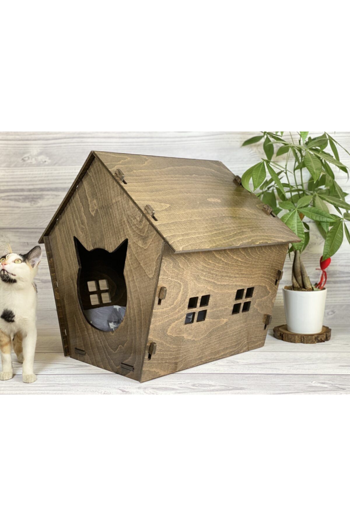 Iskender's Workshop Evcil Hayvan Kulübesi - Kedi Ve Köpek Evi - Evcil Hayvan Evi - Kedi Evi - Köpek Kulübesi - Venge
