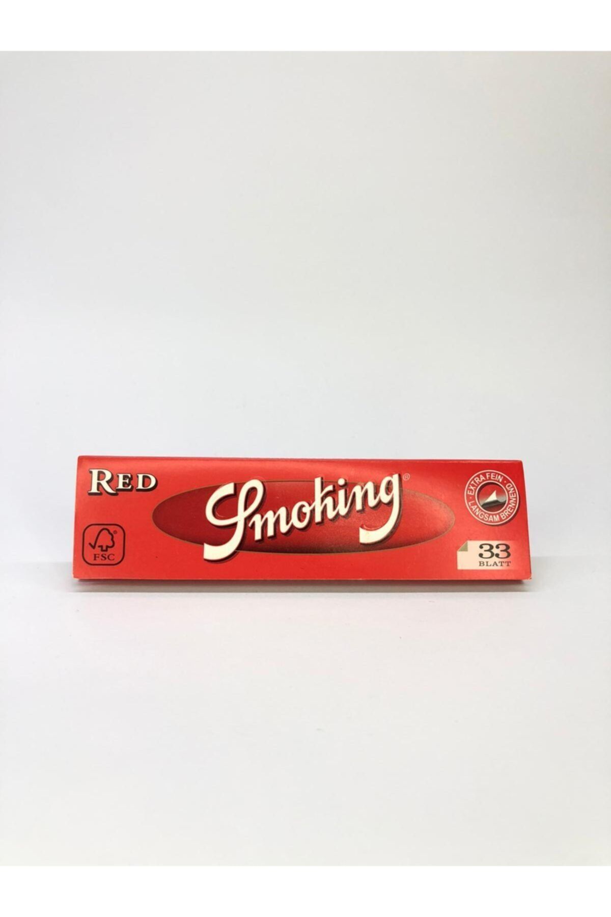 smoking Kopya - Red Çarşaf 33 Yaprak Tütün Sarma Kağıdı