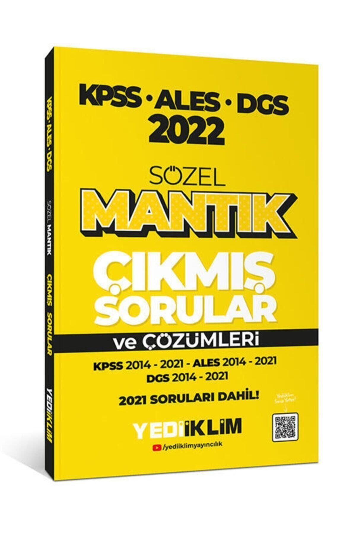 Yediiklim Yayınları 2022 Kpss Ales Dgs Sözel Mantık Çıkmış Sorular Ve Çözümleri