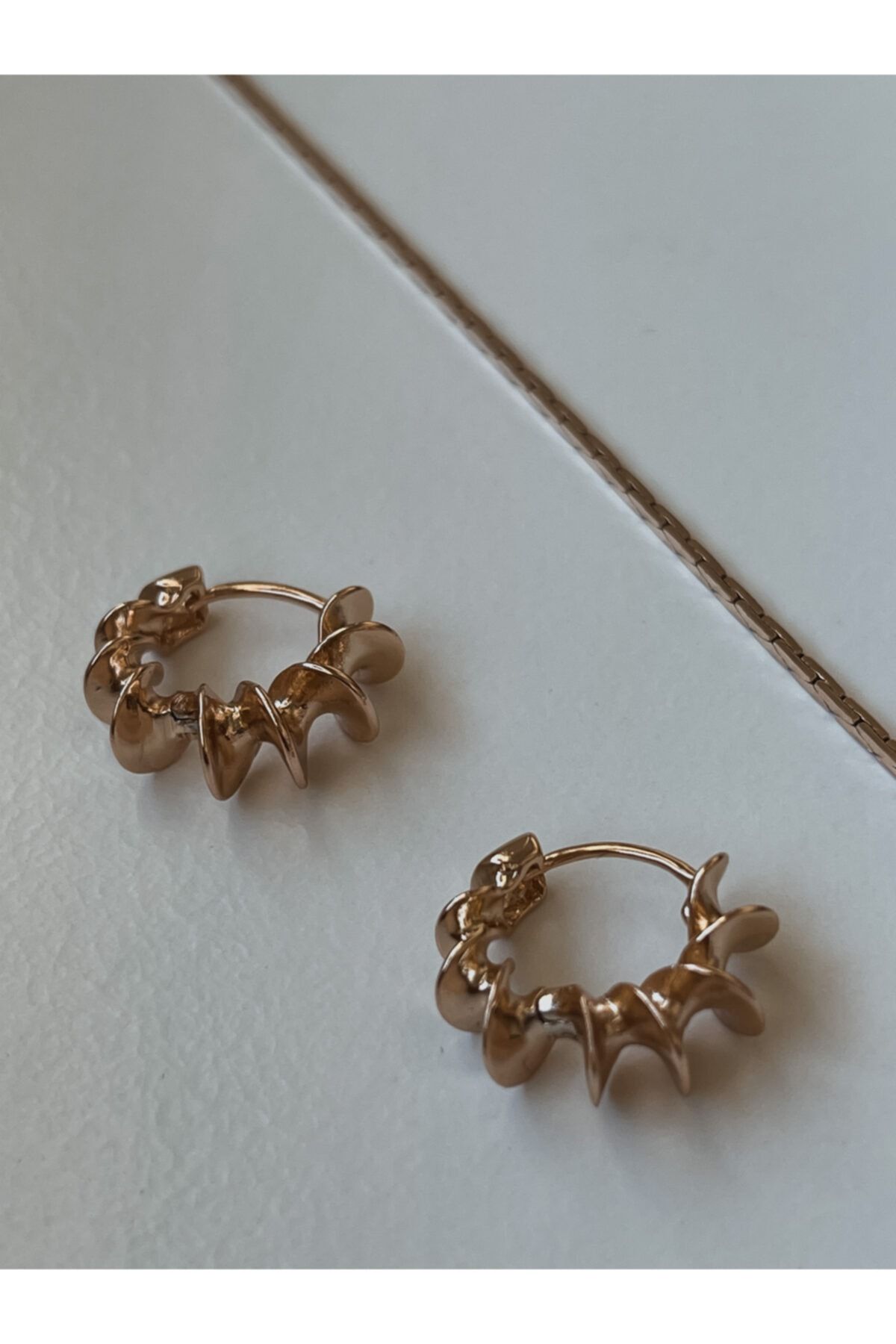 Pureandshine Agna Vintage Halka Küpe