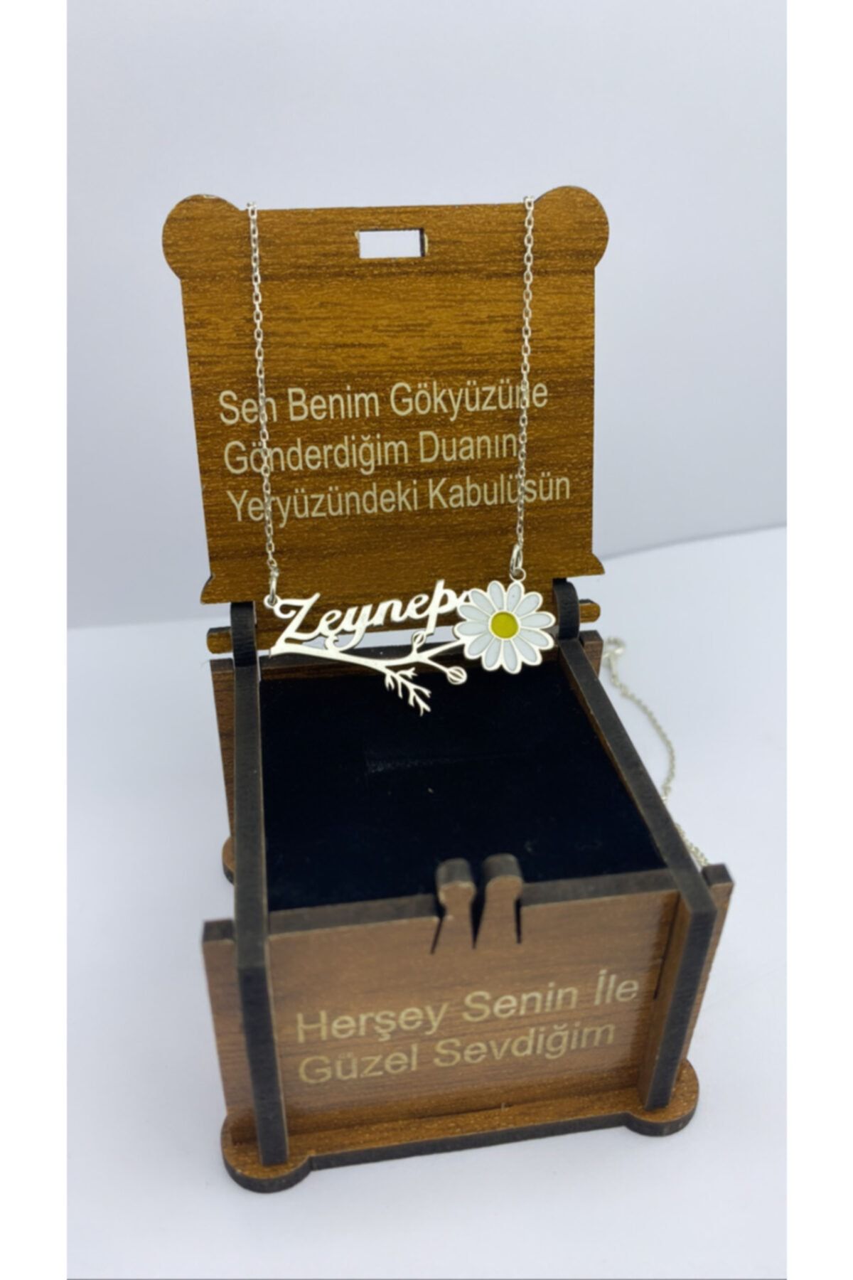 gümüşevibyunus Kadın Zeynep İsimli Gümüş Kolye