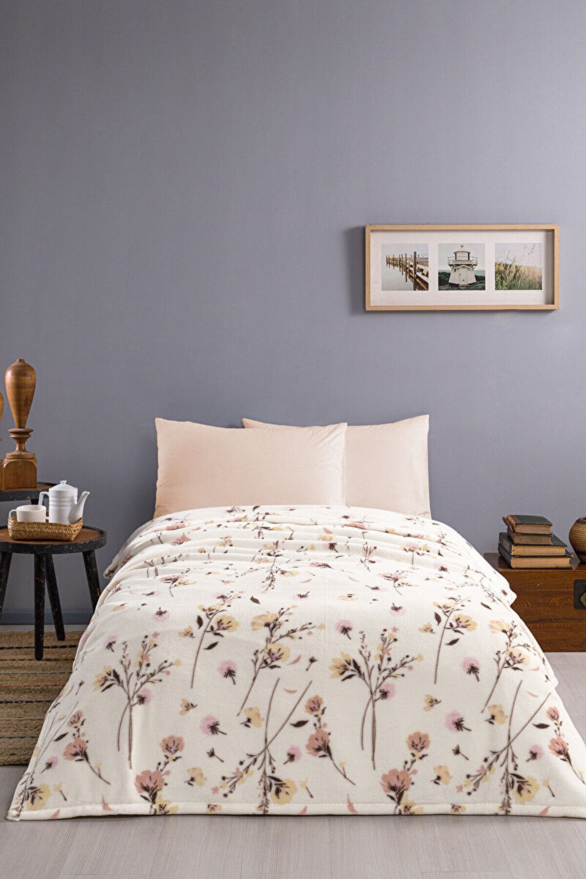 FLORETTA Bloomstring Çift Kişilik Soft Battaniye