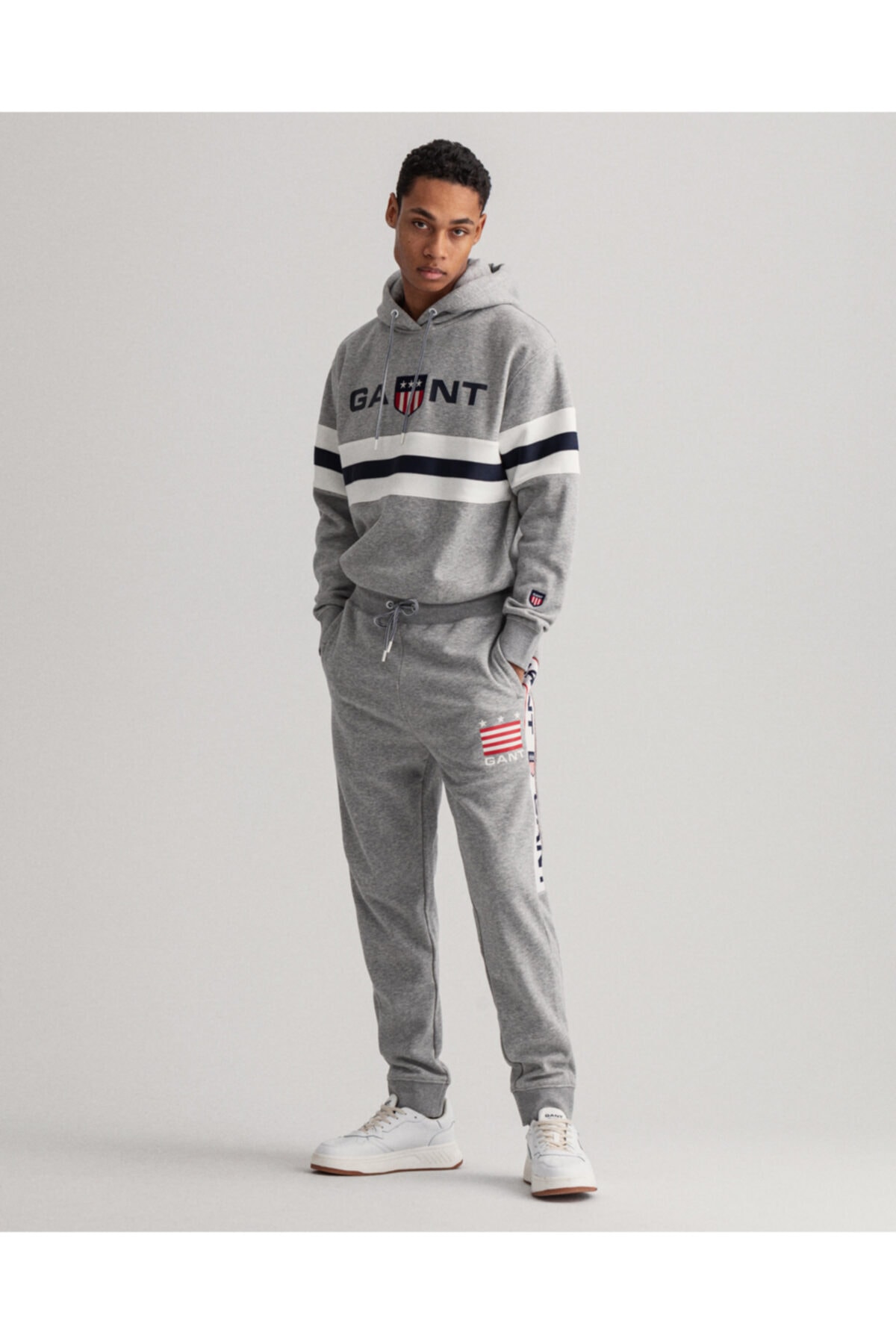 Gant Erkek Gri Relaxed Fit Eşofman Altı