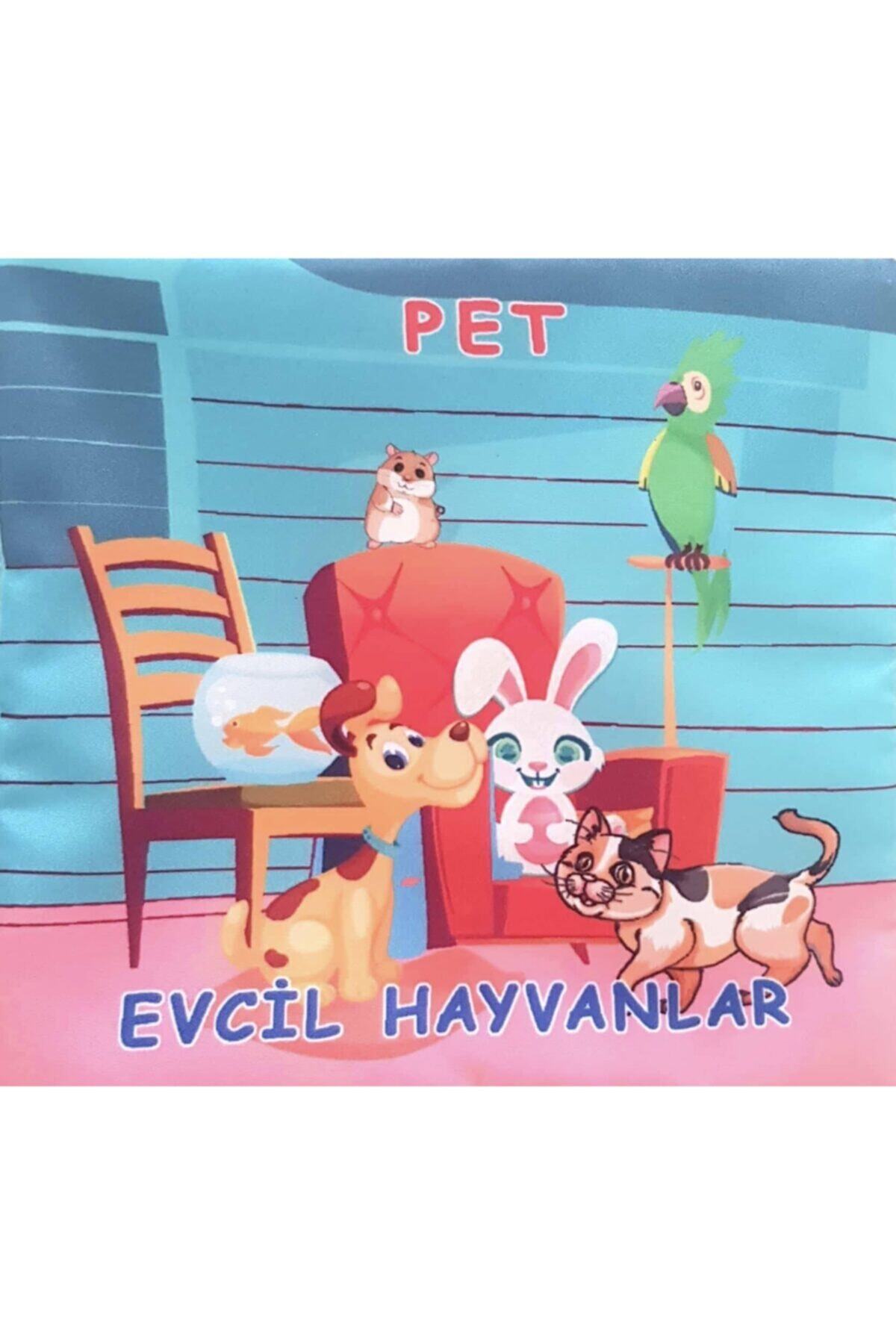 İNCİBABYBOOKS Evcil Hayvanlar Yıkanabilir Küçük Bezkitap