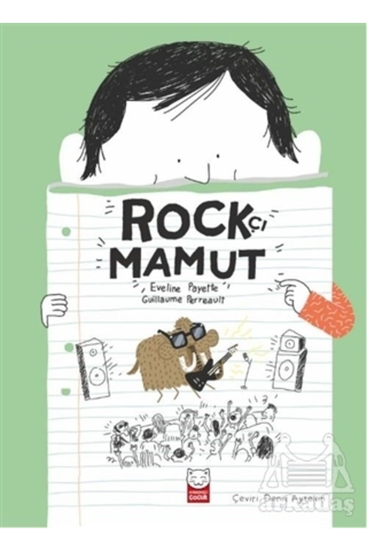 Kırmızı Kedi Çocuk Rockçı Mamut