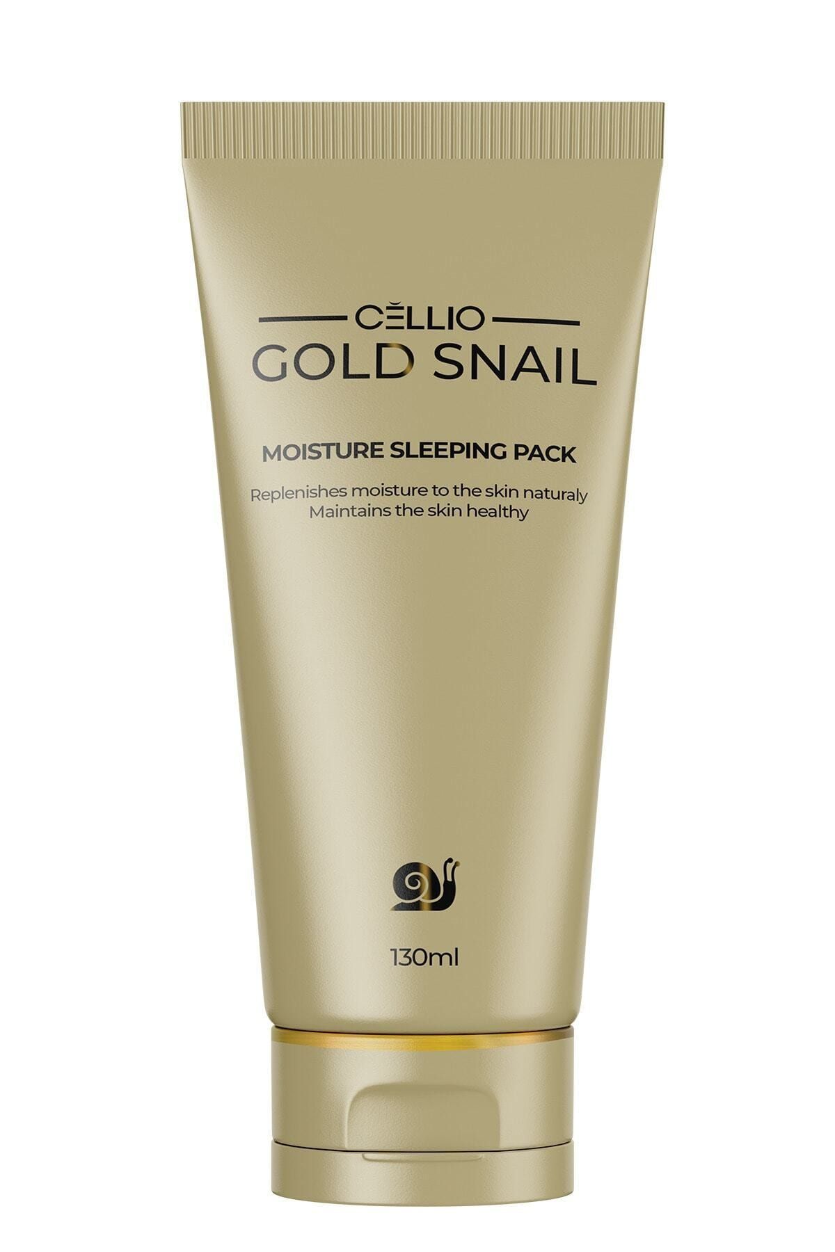 DR. CELLIO Gold Snail Moisture Yoğun Onarıcı Yenileyici Gece Kremi (sleeping Pack)