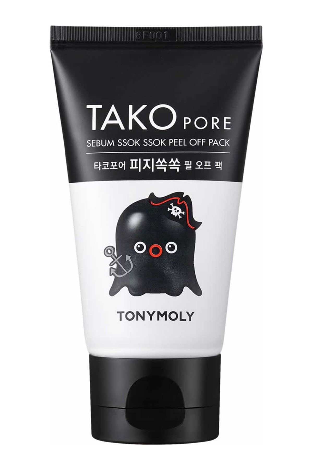 TONY MOLY Soyulabilir Maske TAKO Pore Gözenek Temizleyici Aktif Karbon Cilt Bakımı 60ml