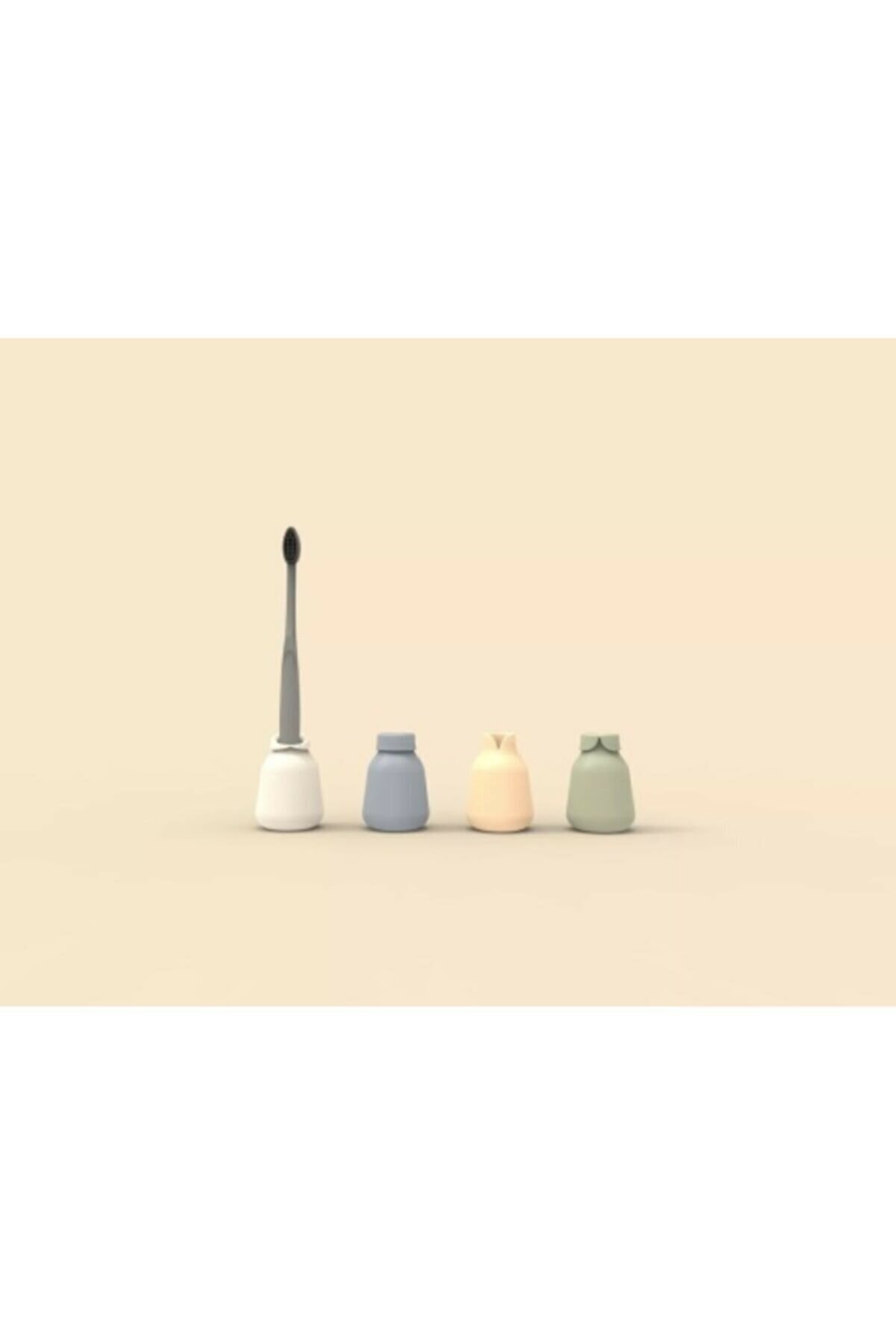 LUX SHOP Aile Temalı Diş Fırçalık Seti 4'lü