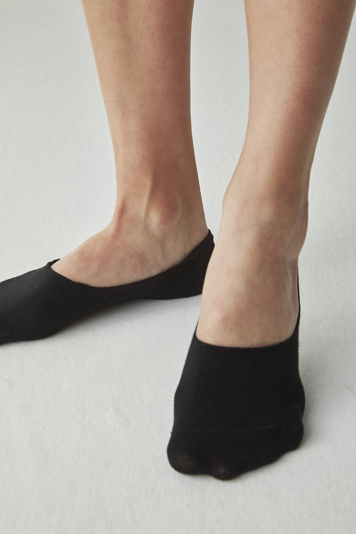 Penti Bej - Siyah Basic Line 2li Suba Çorap