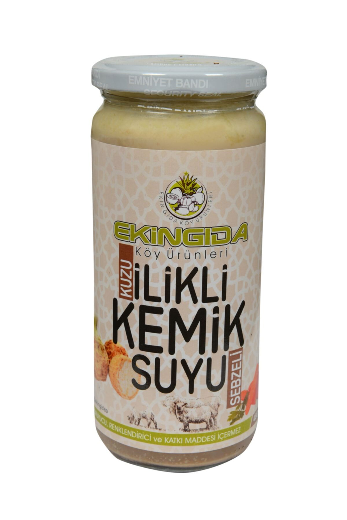 Ekin Gıda Köy Ürünleri Sebzeli Ilikli Kuzu Kemik Suyu 480 Ml.