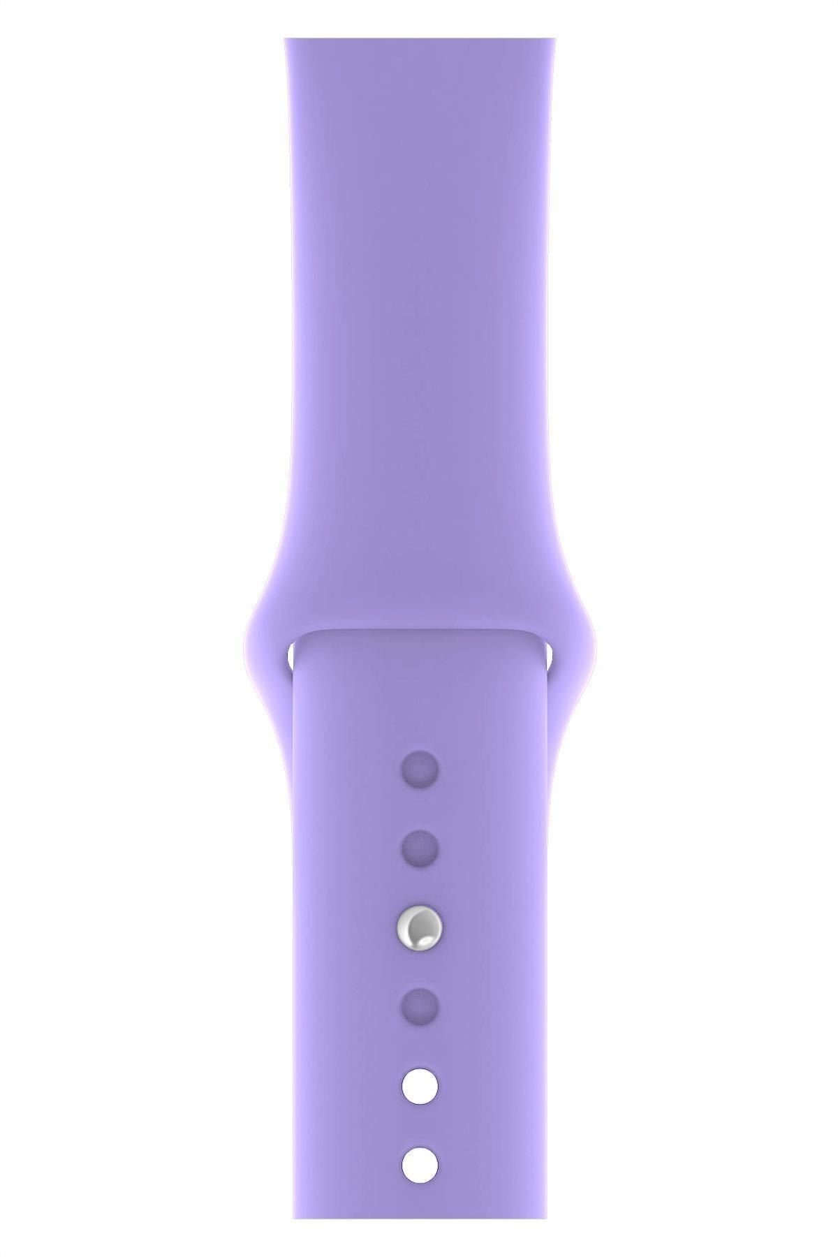MORTY Apple Watch Kordon 1 2 3 4 5 6 7 Se Seri 42 Mm/44 Mm/45mm Uyumlu  Silikon Kordon Kayış