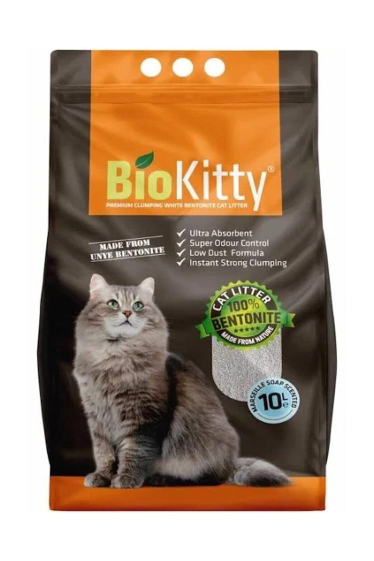 Lina Biokitty Kokusuz, Bentonit, Topaklanan, Tozsuz Kedi Kumu