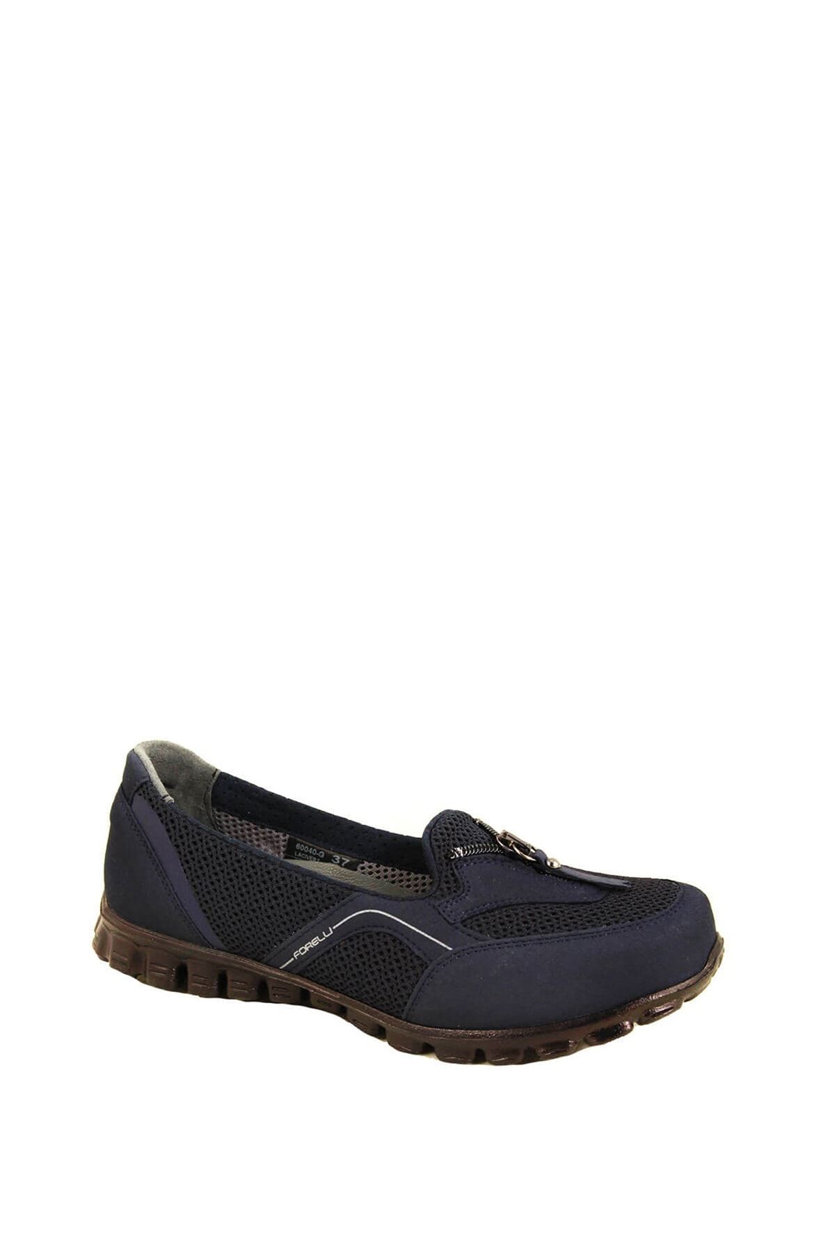 Forelli 60040-g Comfort Kadın Ayakkabı Lacivert