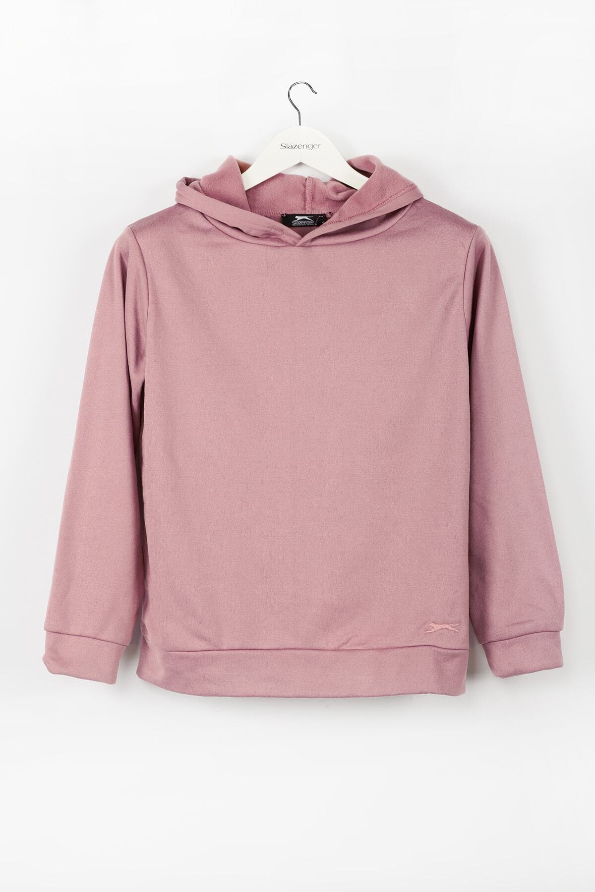 Slazenger Below Kız Çocuk Sweatshirt Pudra