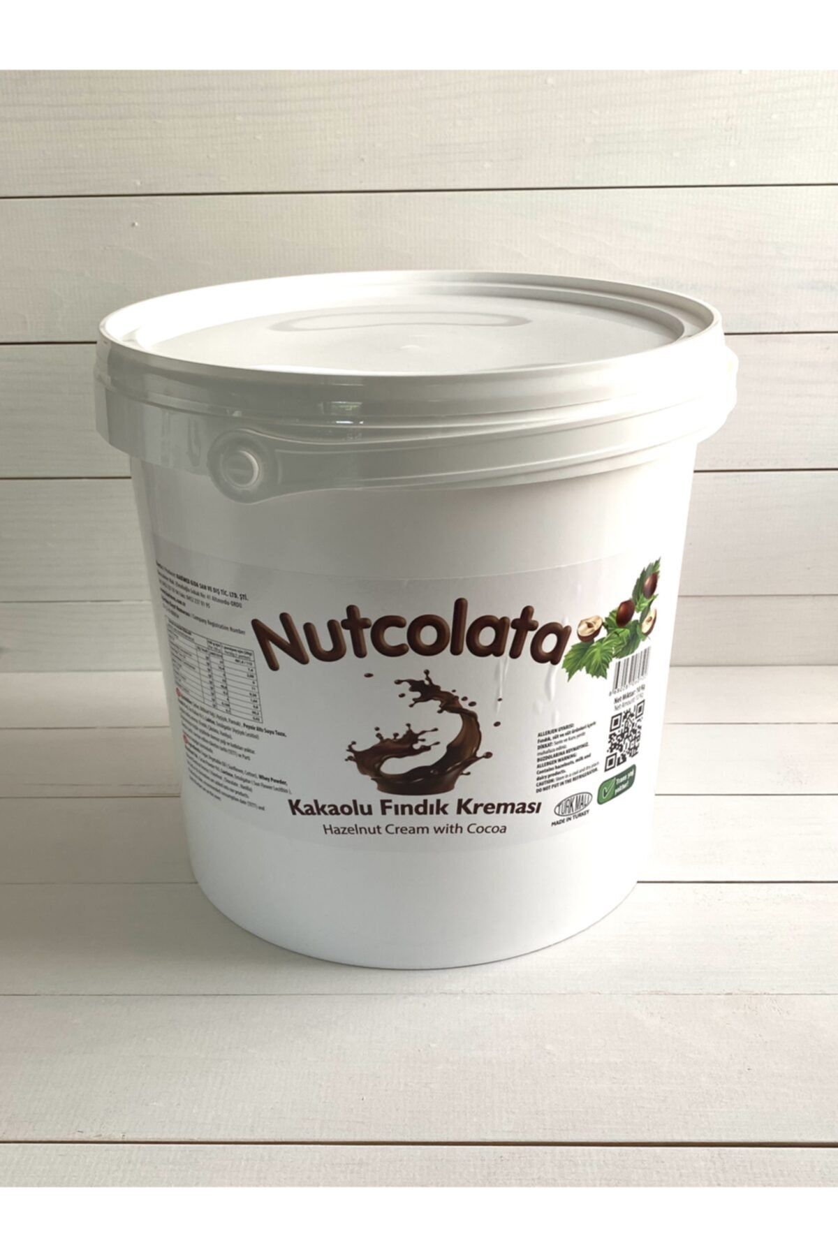 Nutcolata Kakaolu Fındık Kreması 10 Kg Plastik Kova