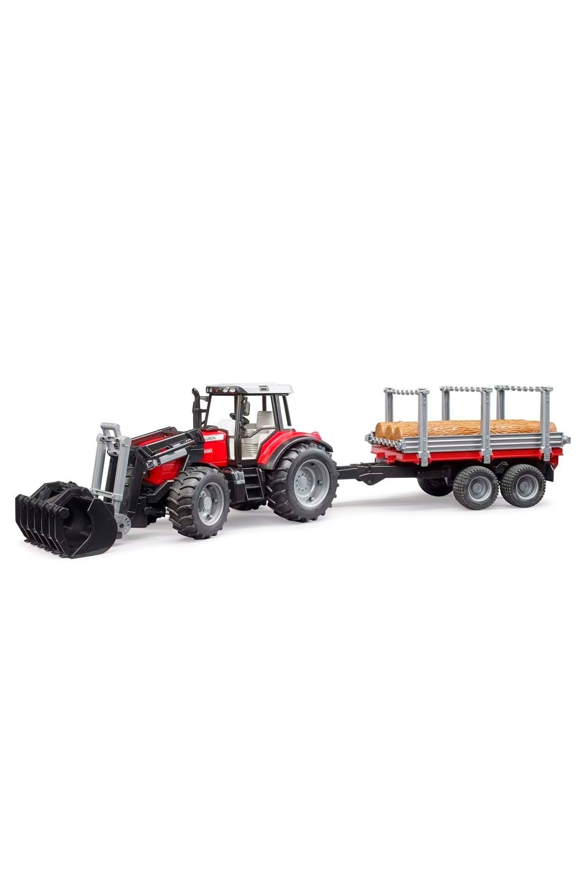 Bruder 02046 Massey Ferguson Ve Kütük 7480