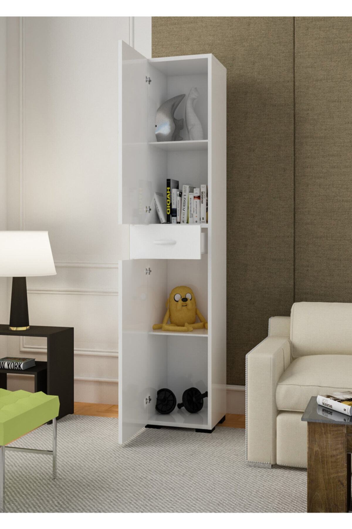 Modilayn Çok Amaçlı Dolap Ofis Dolabı Mutfak Dolabı Banyo Dolabı Kiler Dolabı Raflı Dar