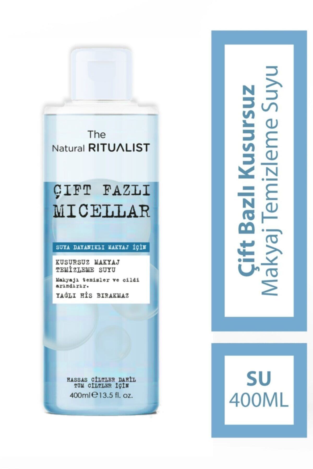 The Natural Ritualist Çift Fazlı Micellar Makyaj Temizleme Suyu 400 ml