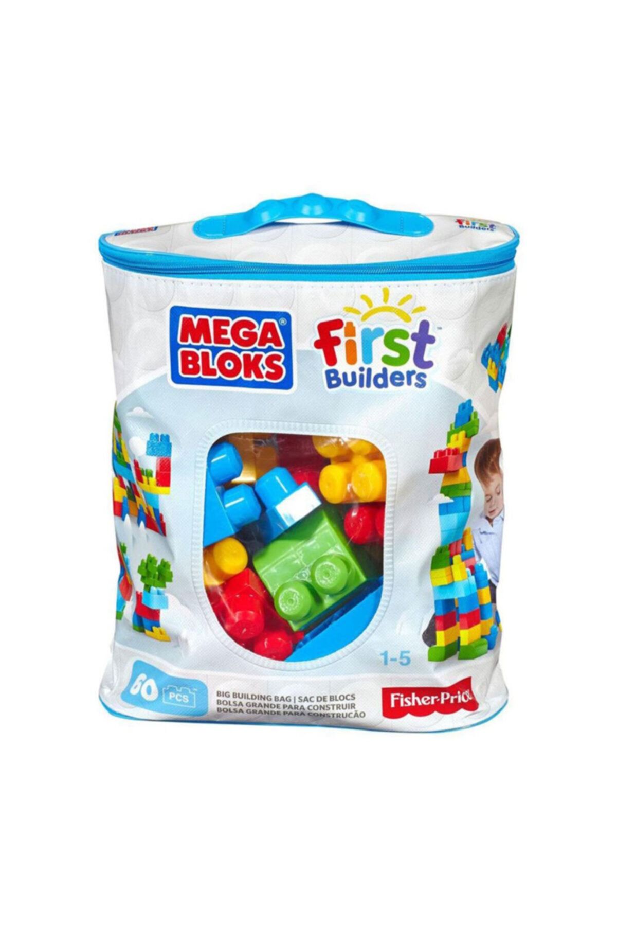 Mega Bloks ® 60'li Blok Torbalari Mavi CYP67-DCH55