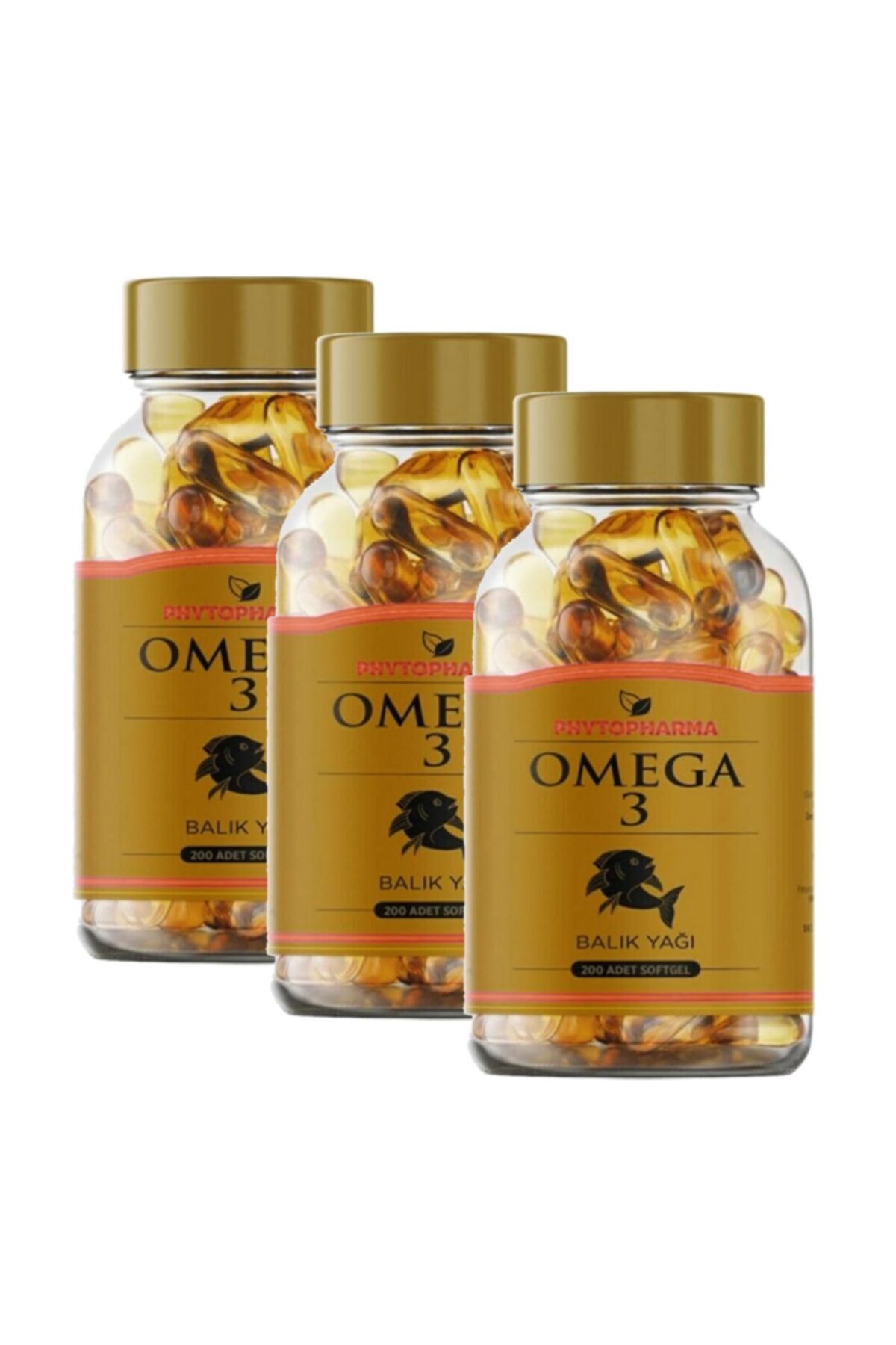 phytopharma 3 Kutu Omega 3-6-9 Balık Yağı 200 Softjel Omega 3 6 9
