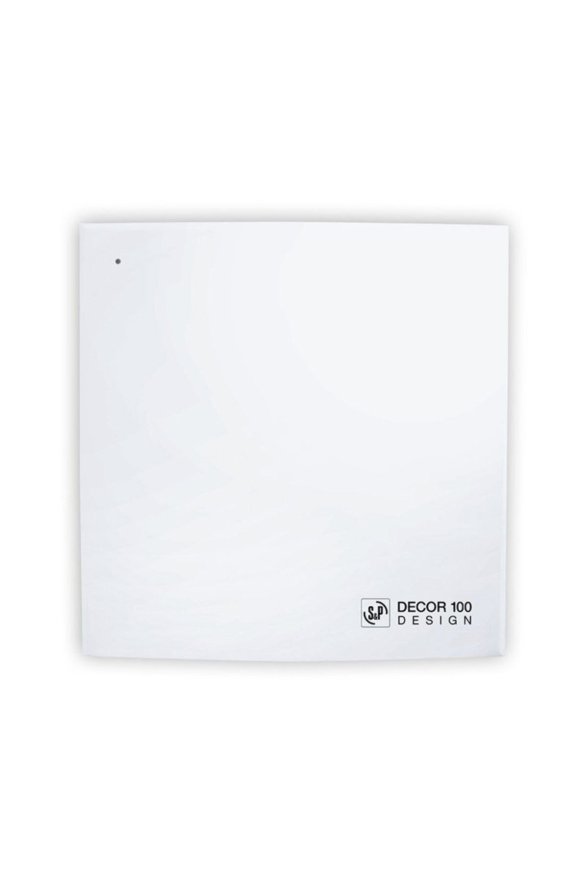 Soler&Palau S&p Soler Palau Decor 100c Design, 100 Mm. Düz Ön Panelli Banyo Aspiratörü, 80 M3/h Kapasite