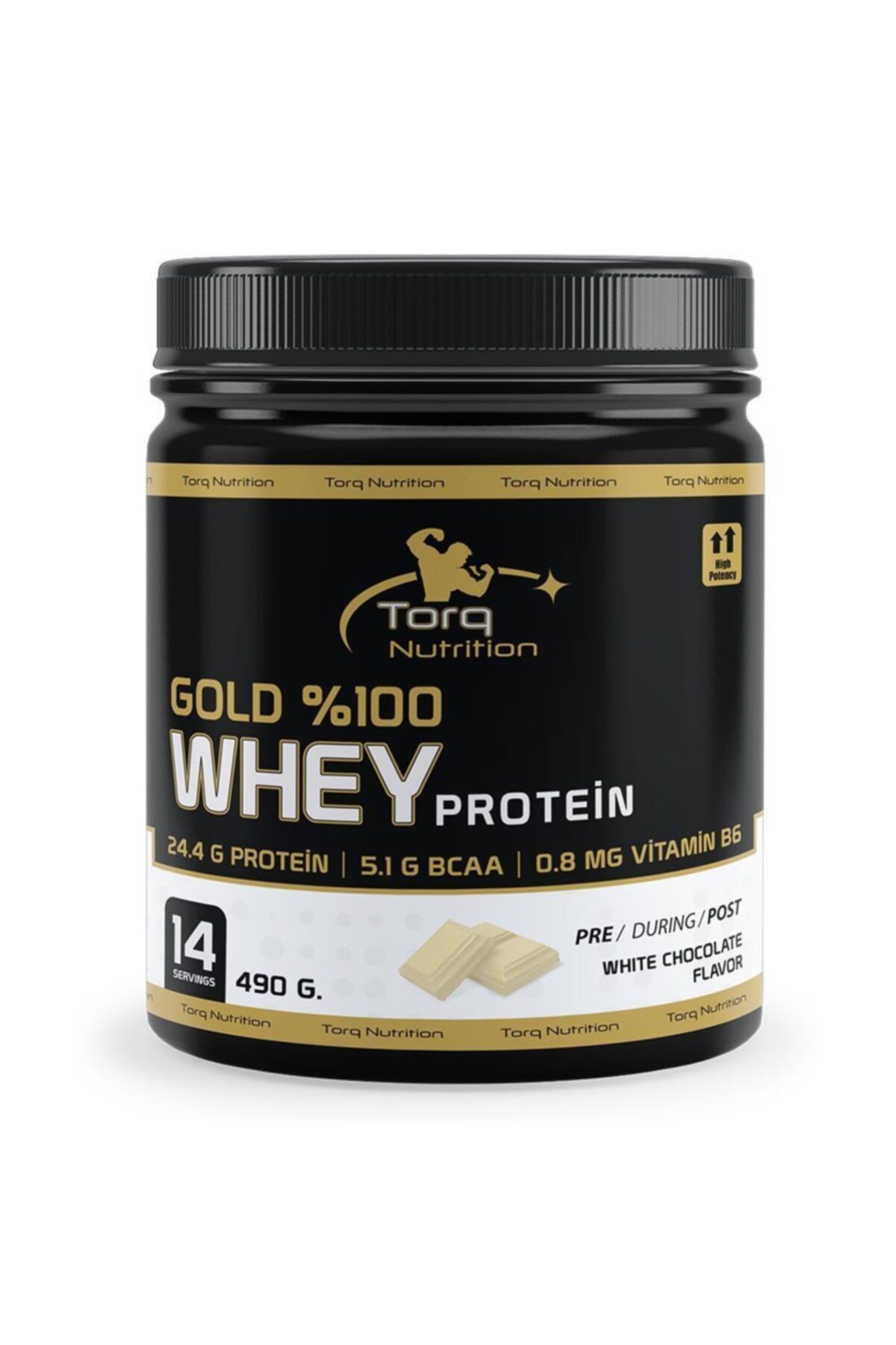 Torq Nutrition Gold Whey Protein Beyaz Çikolata Aromalı 490 gr